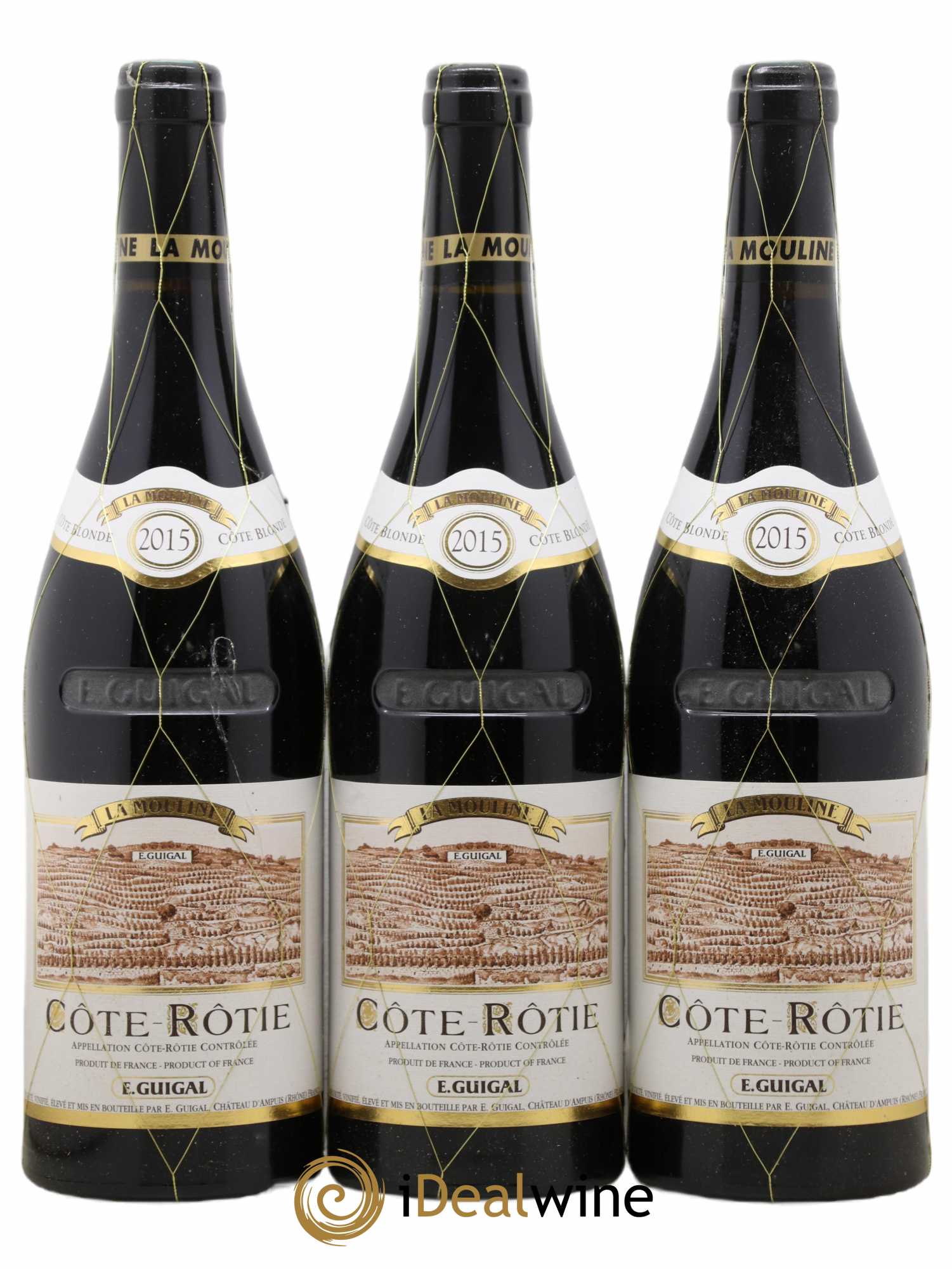 Côte-Rôtie La Mouline Guigal 2015 - Lot de 3 bouteilles - 0