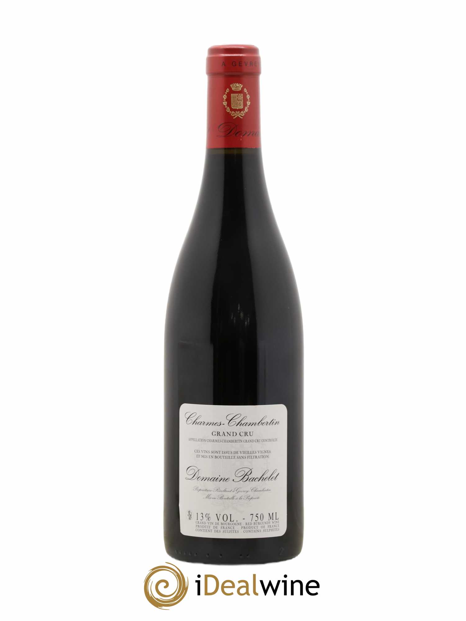 Charmes-Chambertin Grand Cru Vieilles Vignes Denis Bachelet (Domaine) 2018 - Lot de 1 bouteille - 1