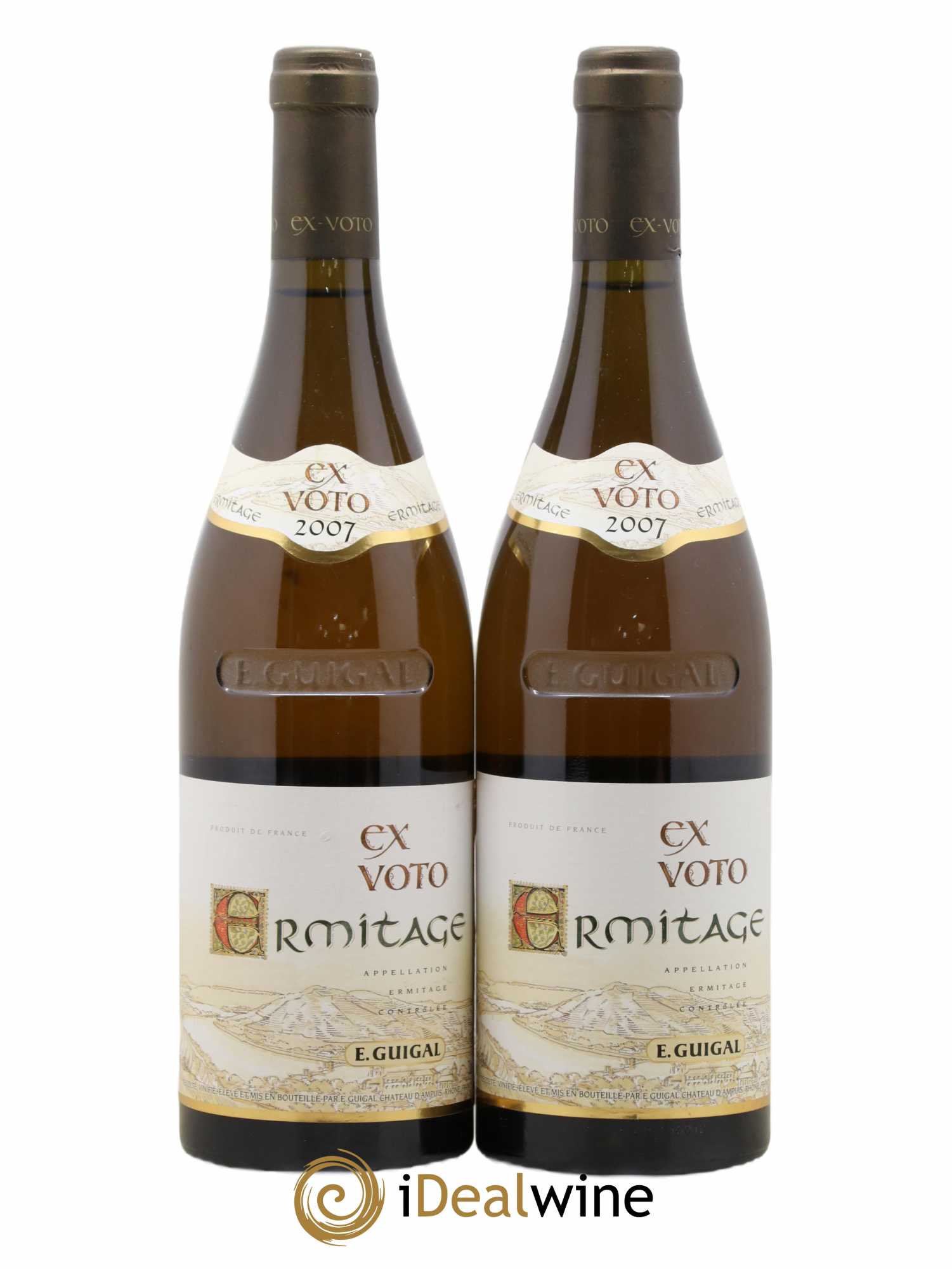 Ermitage Ex Voto Guigal 2007 - Lot de 2 bouteilles - 0