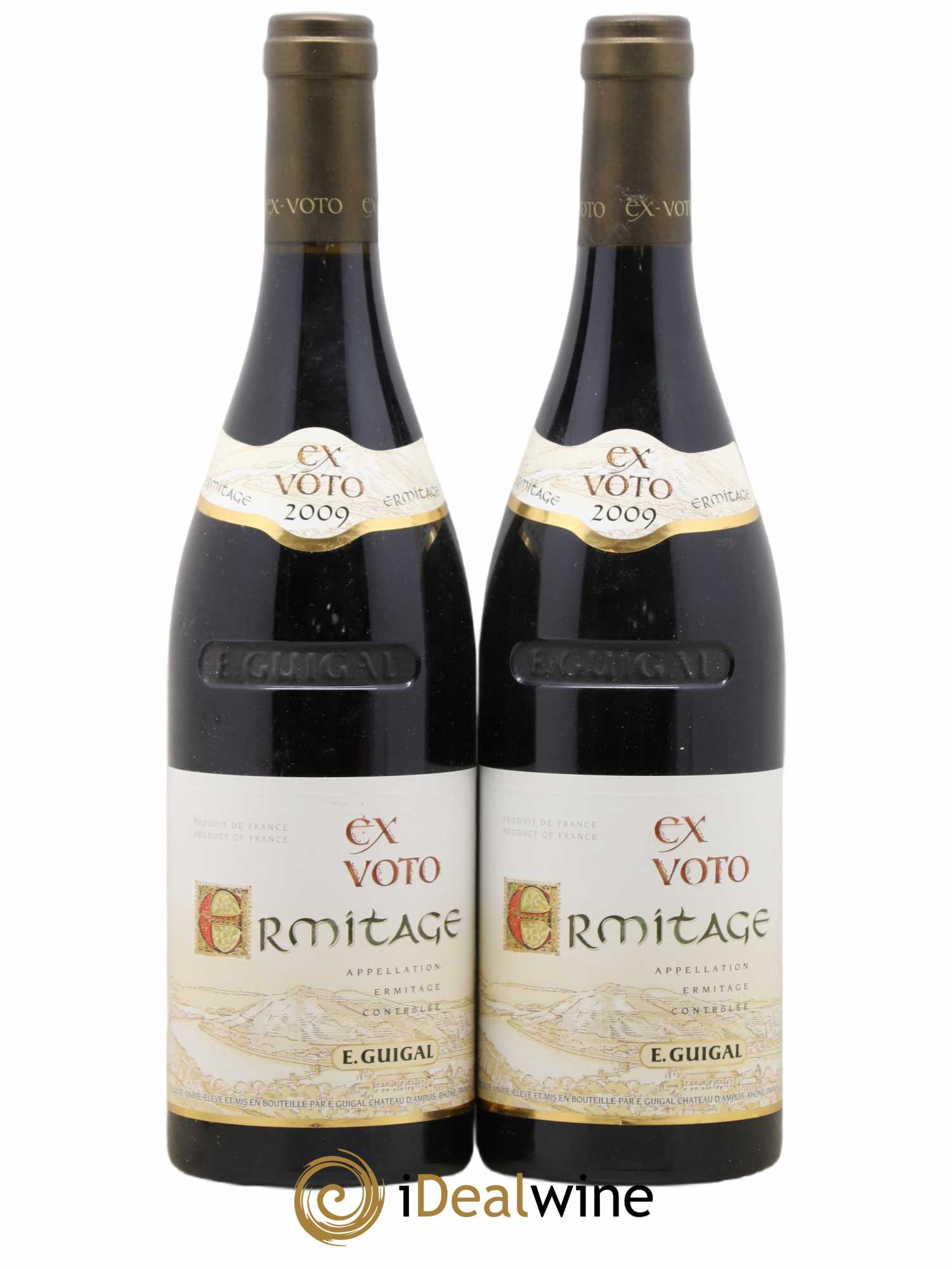 Ermitage Ex Voto Guigal 2009 - Lot de 2 bouteilles - 0