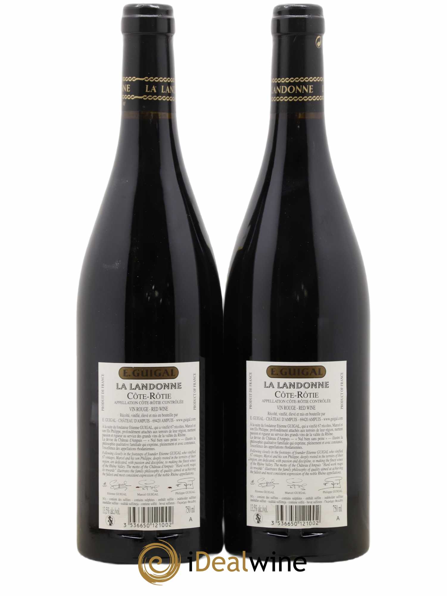 Côte-Rôtie La Landonne Guigal 2013 - Lot de 2 bouteilles - 1