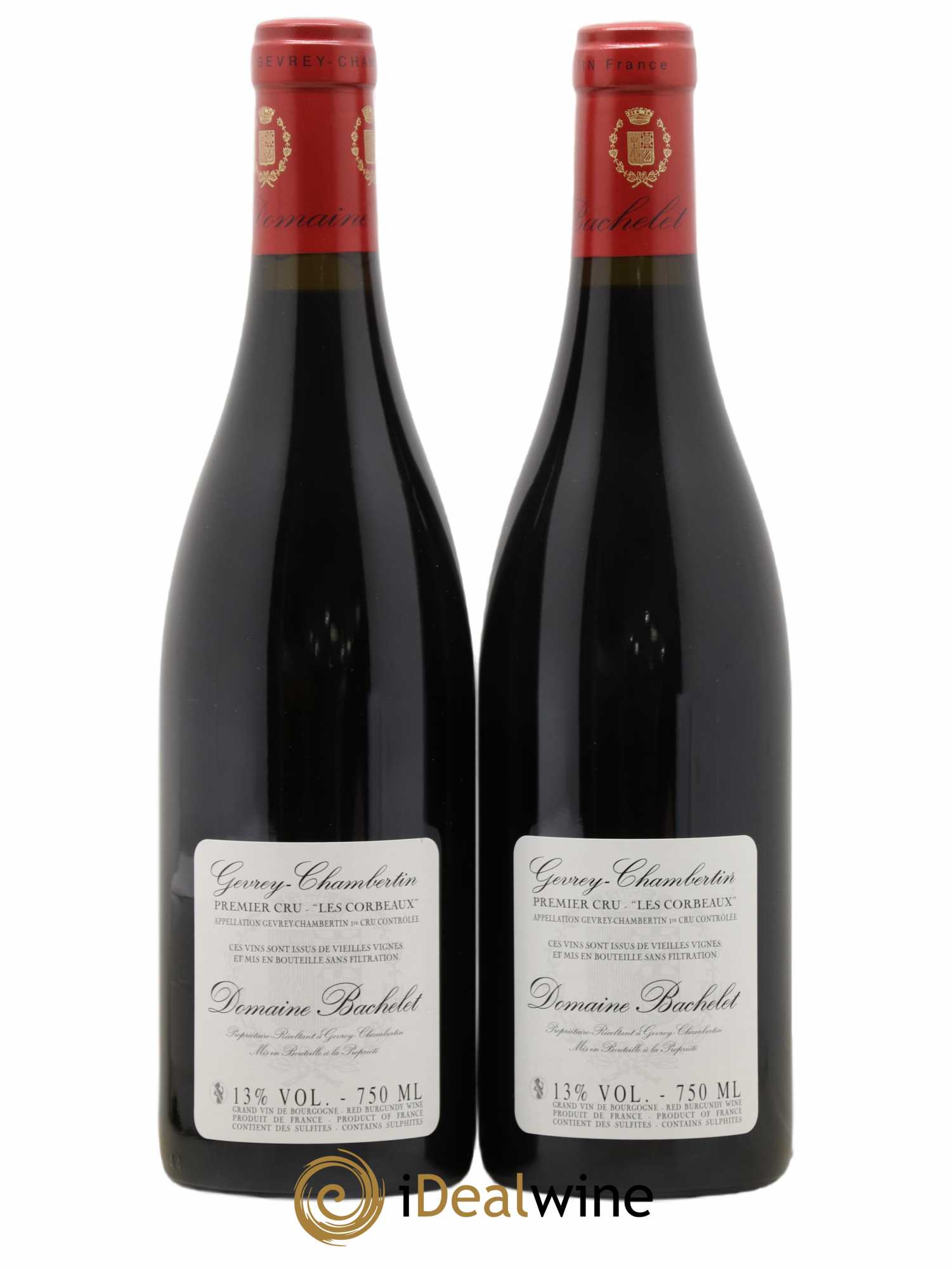 Gevrey-Chambertin 1er Cru Les Corbeaux Vieilles Vignes Denis Bachelet (Domaine) 2018 - Lot de 2 bouteilles - 1