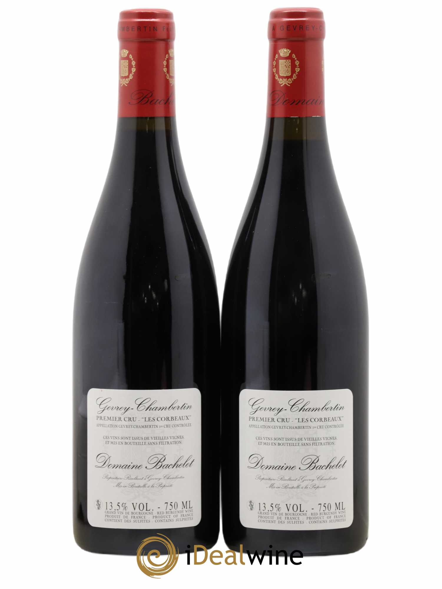 Gevrey-Chambertin 1er Cru Les Corbeaux Vieilles Vignes Denis Bachelet (Domaine) 2019 - Lot de 2 bouteilles - 1