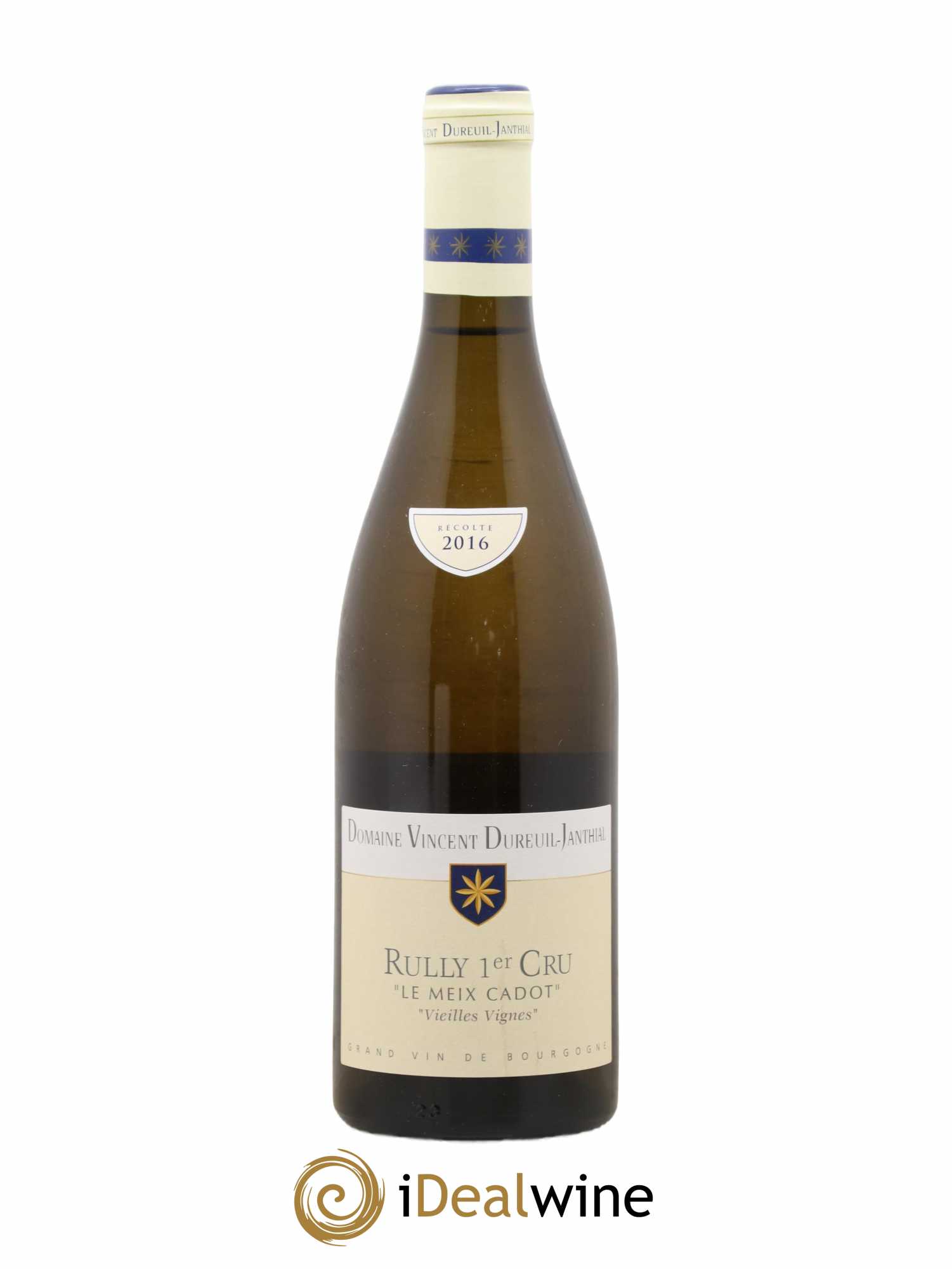 Rully 1er Cru Le Meix Cadot Vieilles Vignes Vincent Dureuil-Janthial 2016 - Lot de 1 bouteille - 0