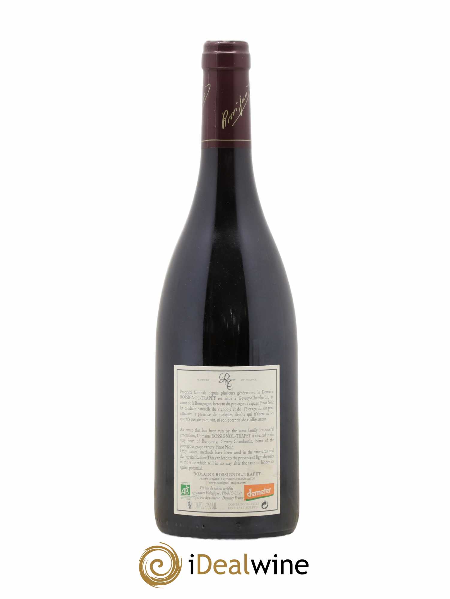 Chapelle-Chambertin Grand Cru Rossignol-Trapet (Domaine) 2009 - Lot de 1 bouteille - 1