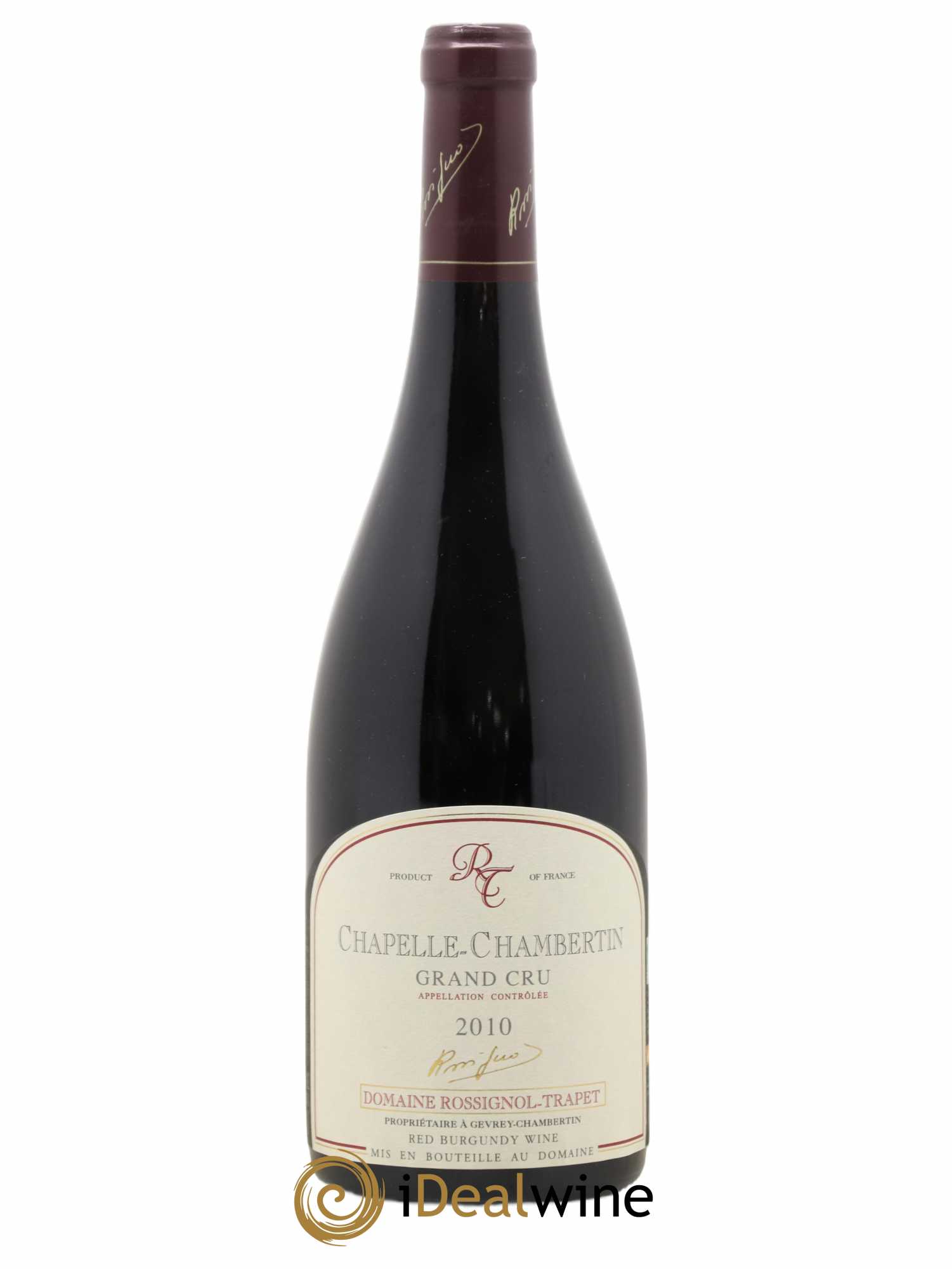 Chapelle-Chambertin Grand Cru Rossignol-Trapet (Domaine) 2010 - Lot de 1 bouteille - 0