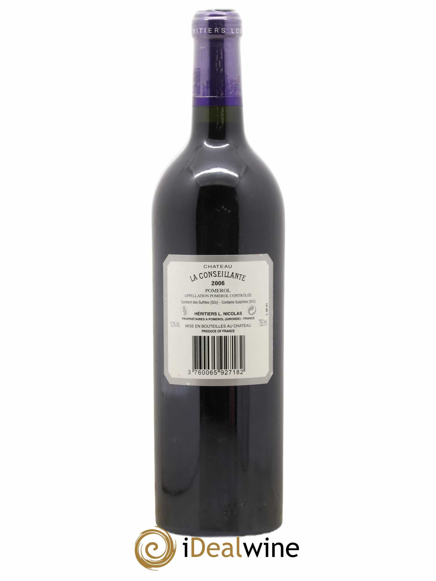 Château la Conseillante 2006 - Lot de 1 bouteille - 1