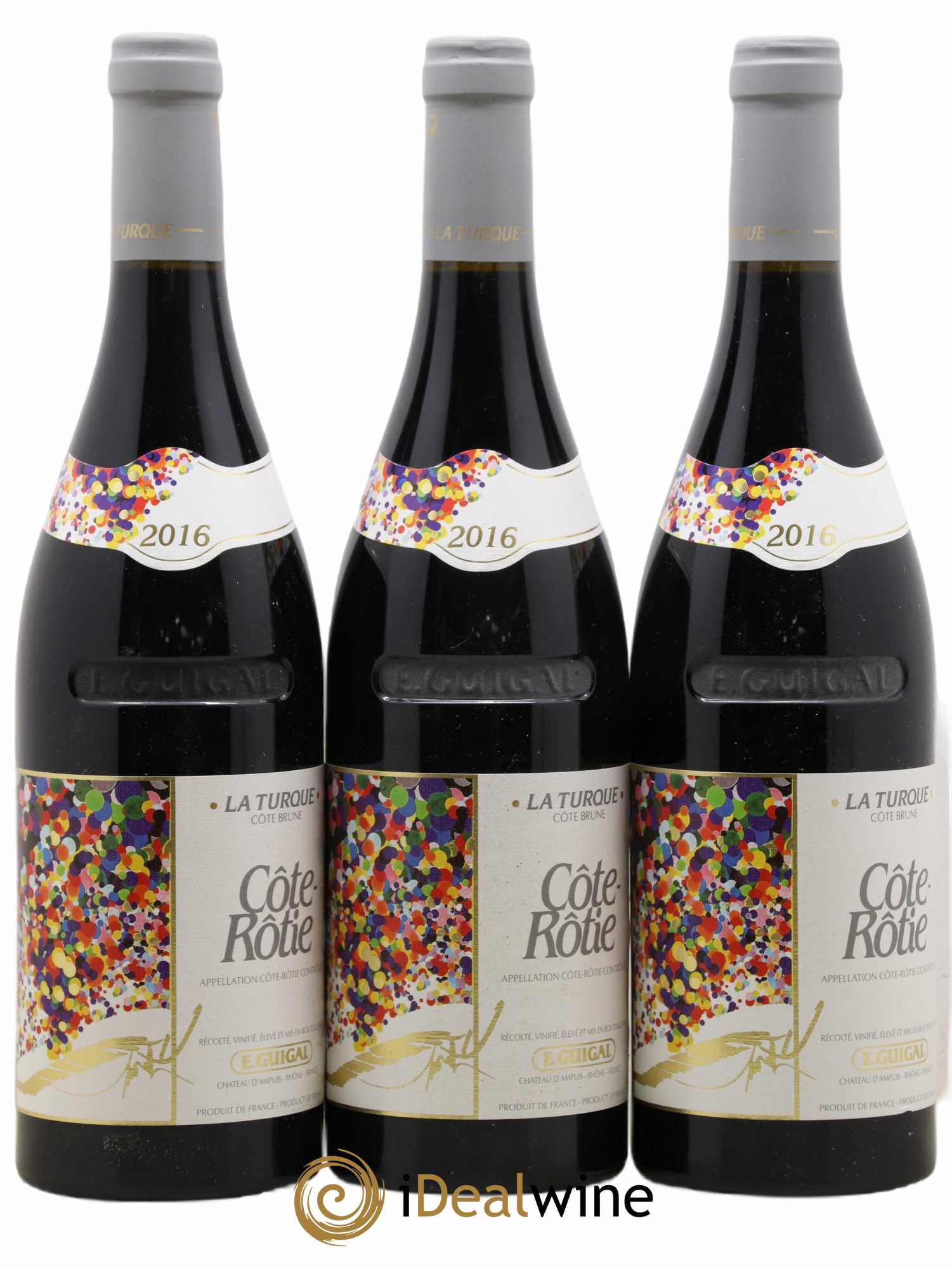 Côte-Rôtie La Turque Guigal 2016 - Lot de 3 bouteilles - 0