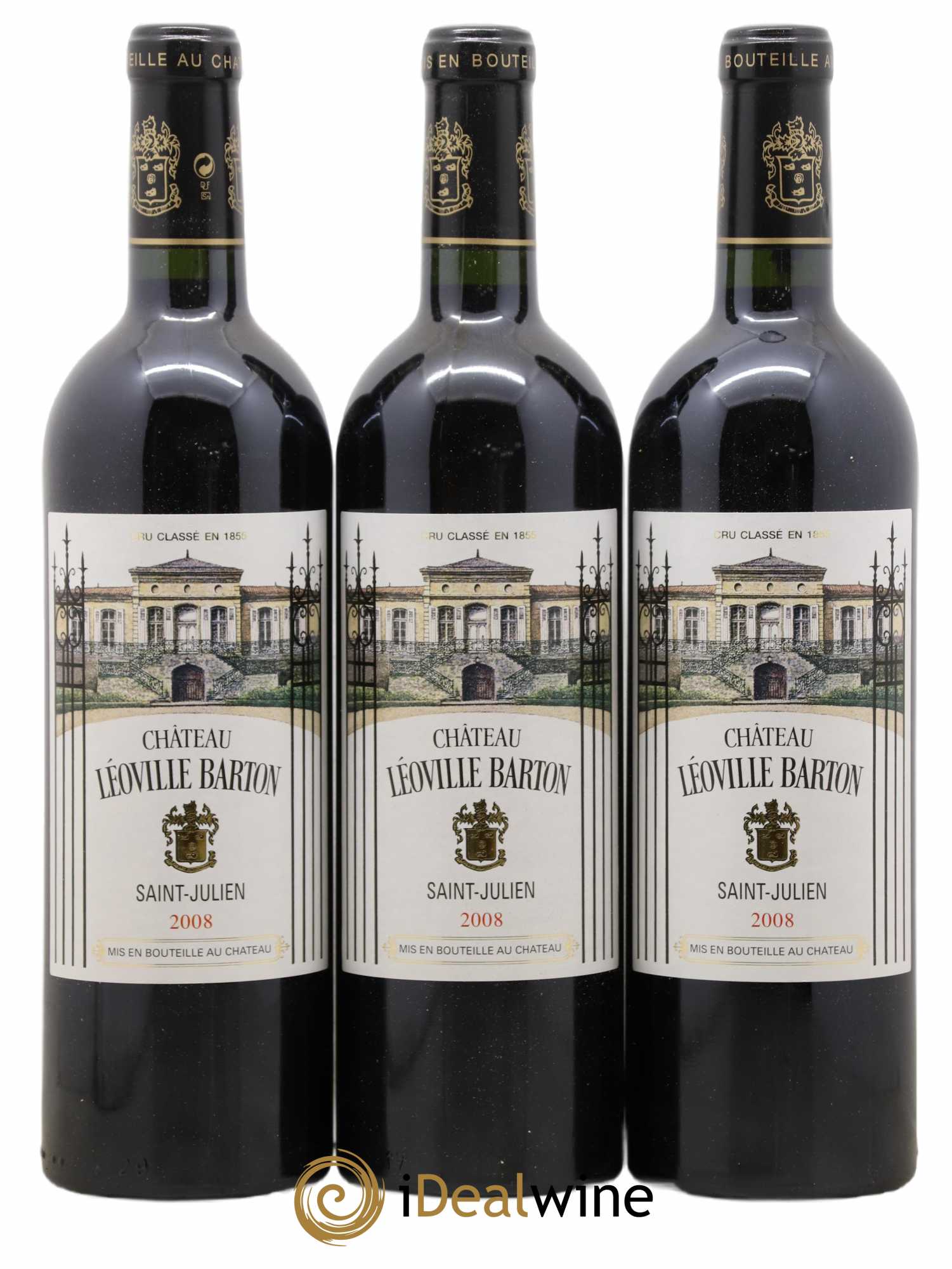 Château Léoville Barton 2ème Grand Cru Classé 2008 - Lot de 6 bouteilles - 2