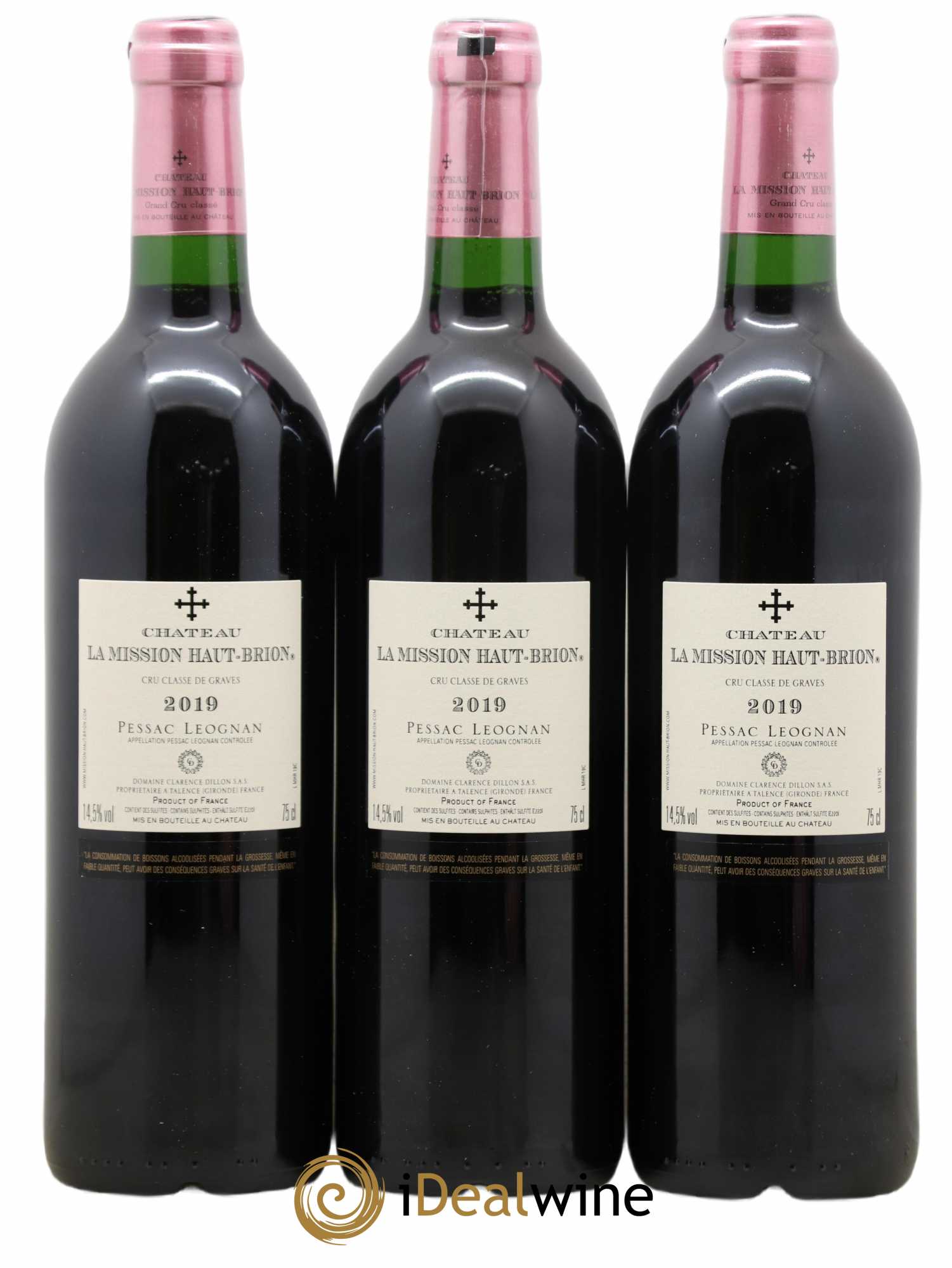 Château la Mission Haut-Brion Cru Classé de Graves 2019 - Lot de 6 bouteilles - 2