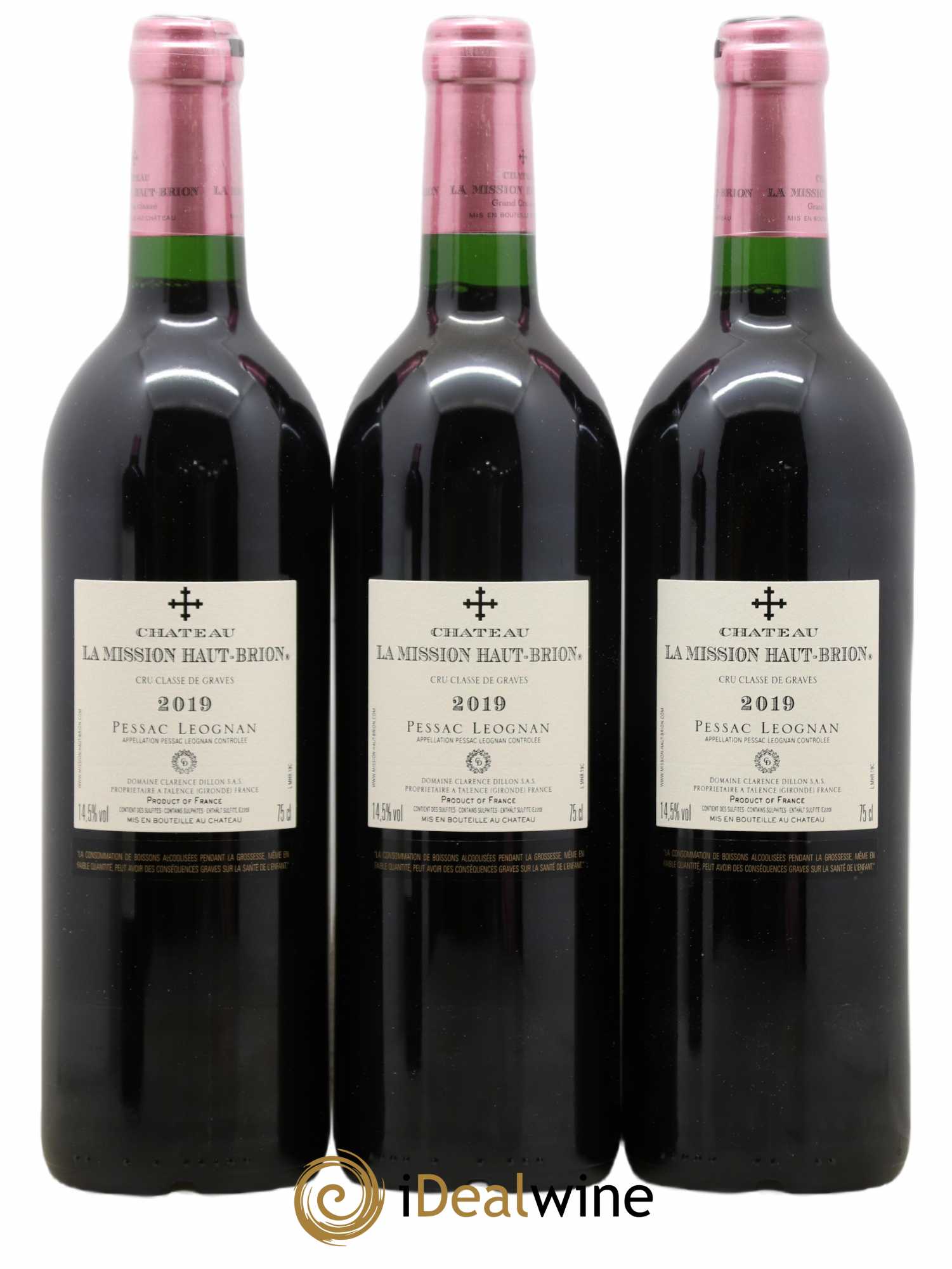 Château la Mission Haut-Brion Cru Classé de Graves 2019 - Lot de 6 bouteilles - 4