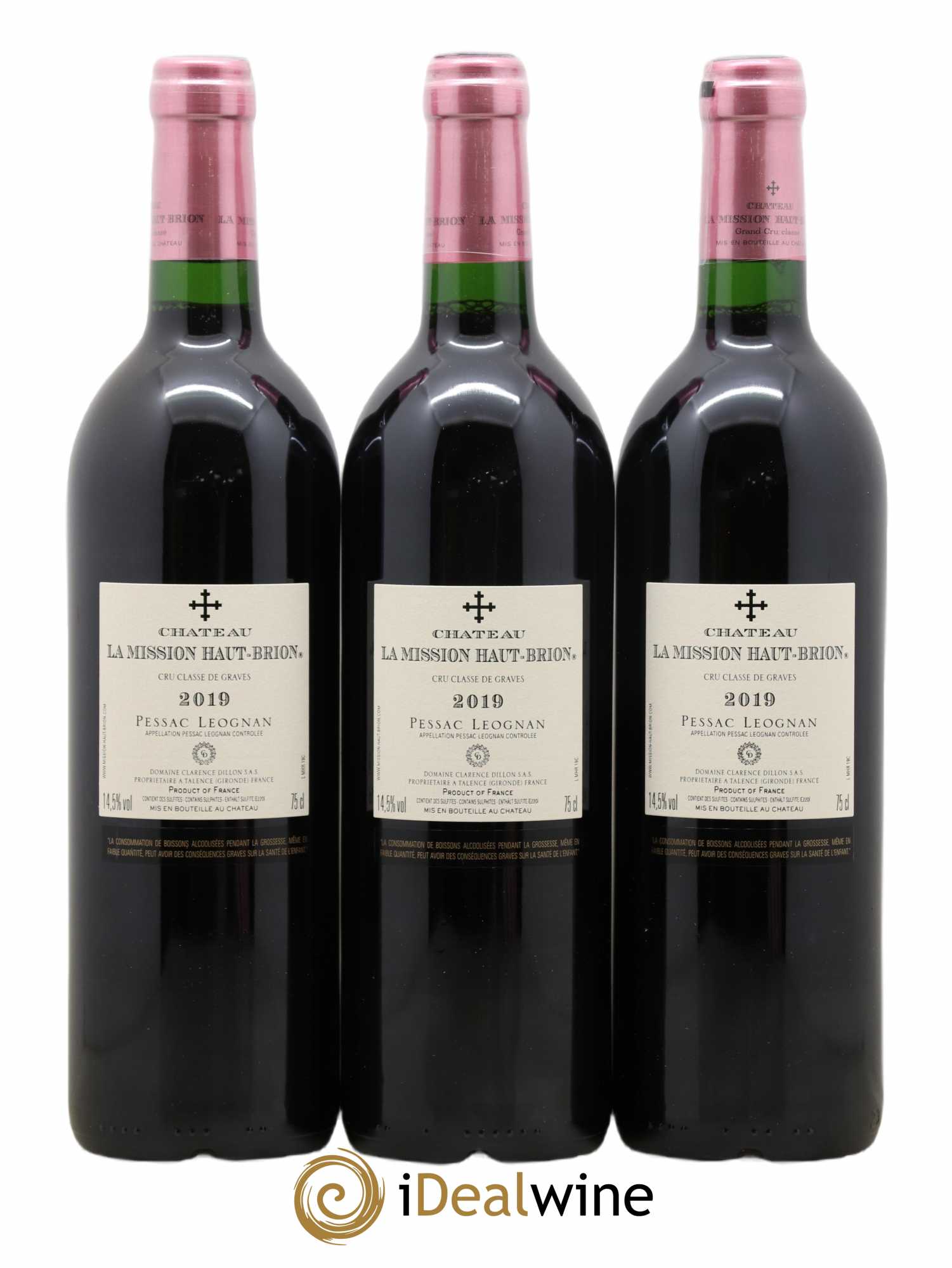 Château la Mission Haut-Brion Cru Classé de Graves 2019 - Lot de 6 bouteilles - 4