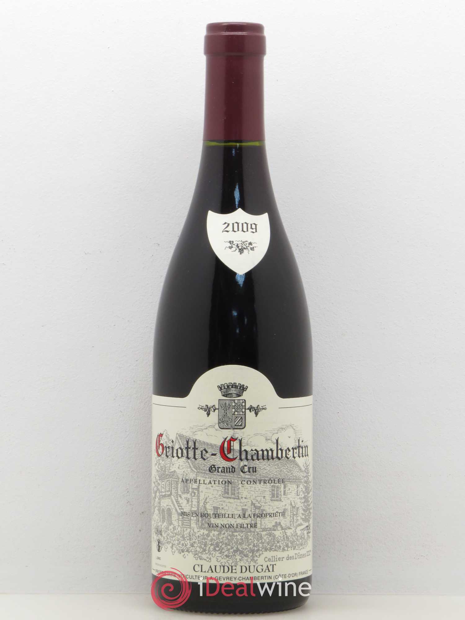 Griotte-Chambertin Grand Cru Claude Dugat 2009 - Lot de 1 bouteille - 0