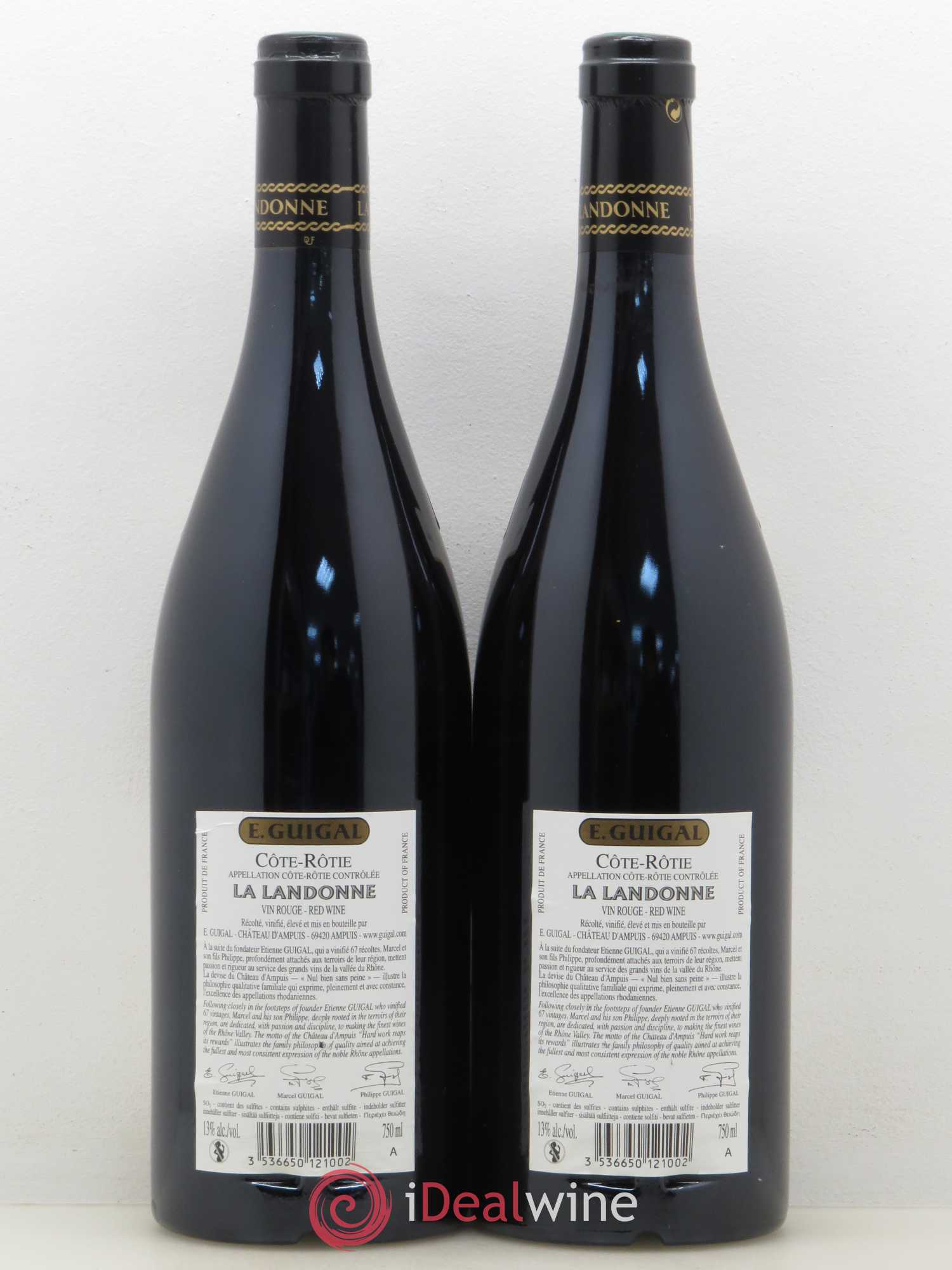 Côte-Rôtie La Landonne Guigal 2007 - Lot de 2 bouteilles - 1