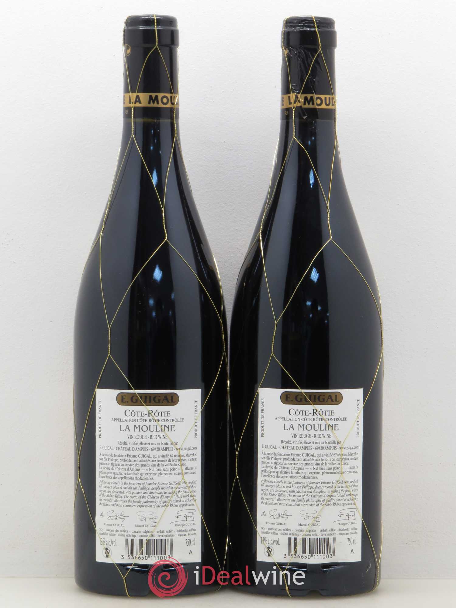 Côte-Rôtie La Mouline Guigal 2007 - Lot de 2 bouteilles - 1