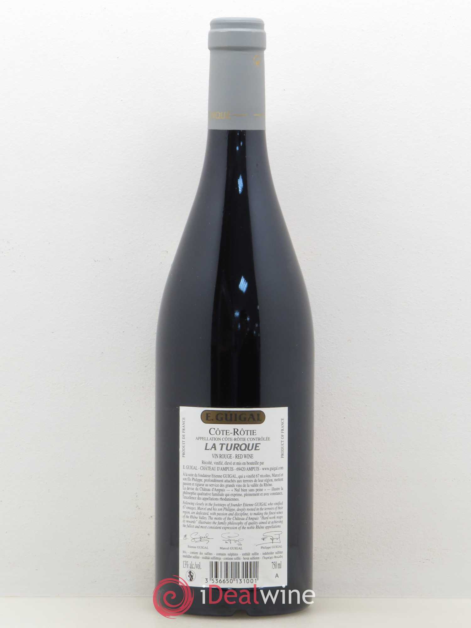 Côte-Rôtie La Turque Guigal 2008 - Posten von 1 Flasche - 1