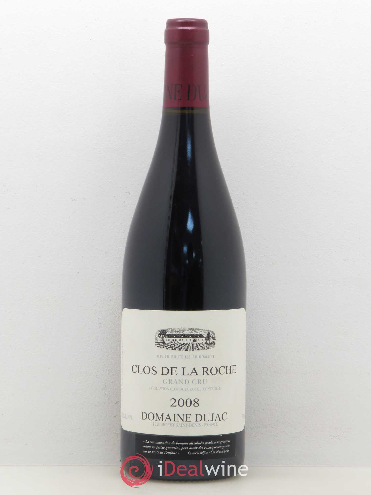 Clos de la Roche Grand Cru Dujac (Domaine) 2008 - Lot de 1 bouteille - 0