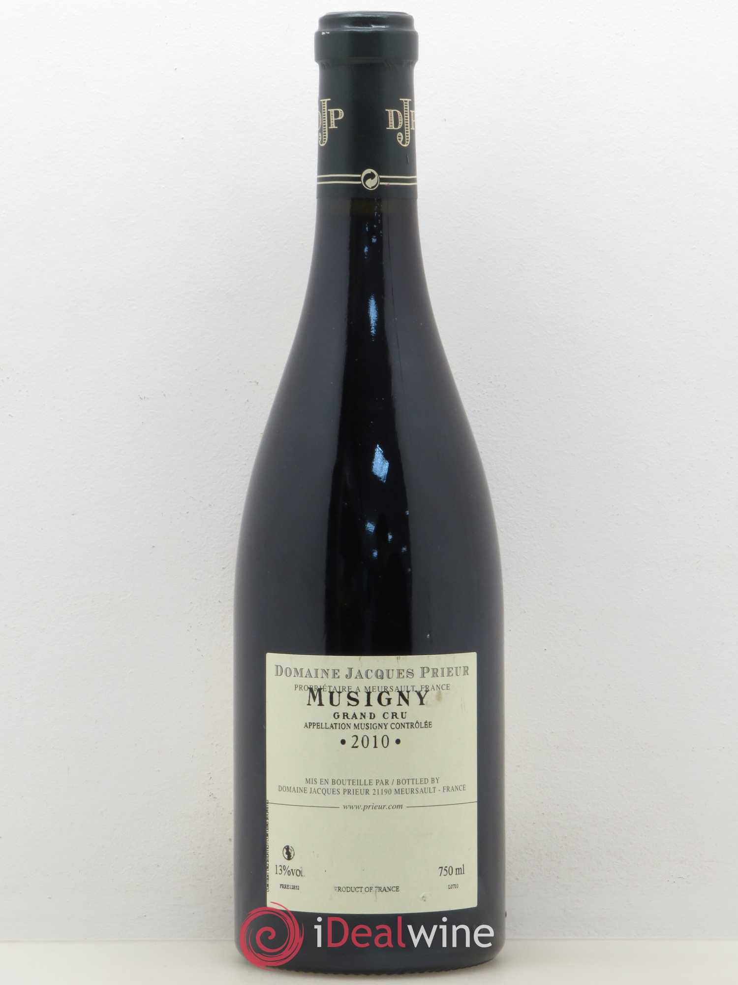 Musigny Grand Cru Jacques Prieur (Domaine) 2010 - Lot de 1 bouteille - 1