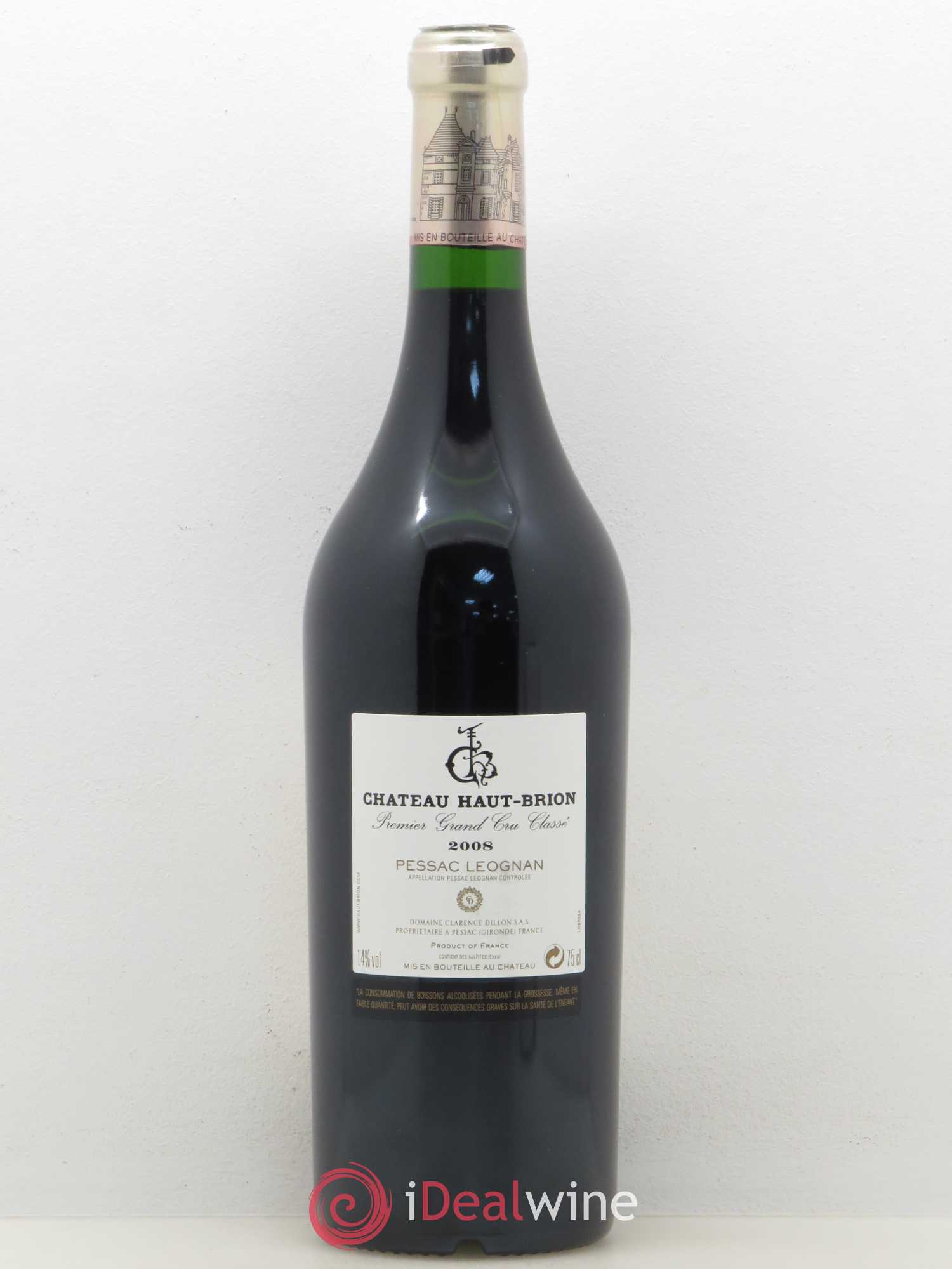 Château Haut Brion 1er Grand Cru Classé 2008 - Lotto di 1 bottiglia - 1
