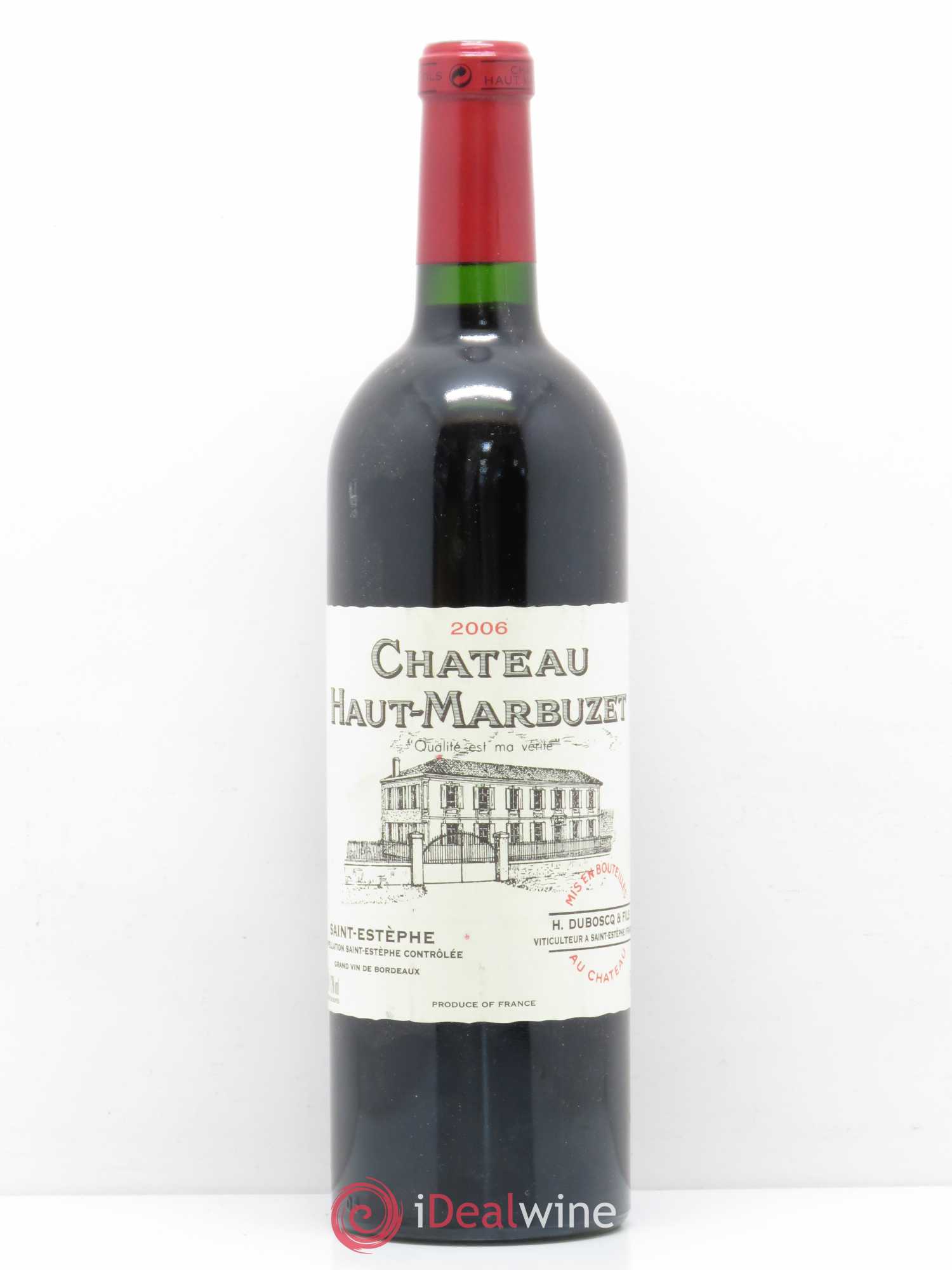 Château Haut Marbuzet 2006 - Lot de 1 bouteille - 0