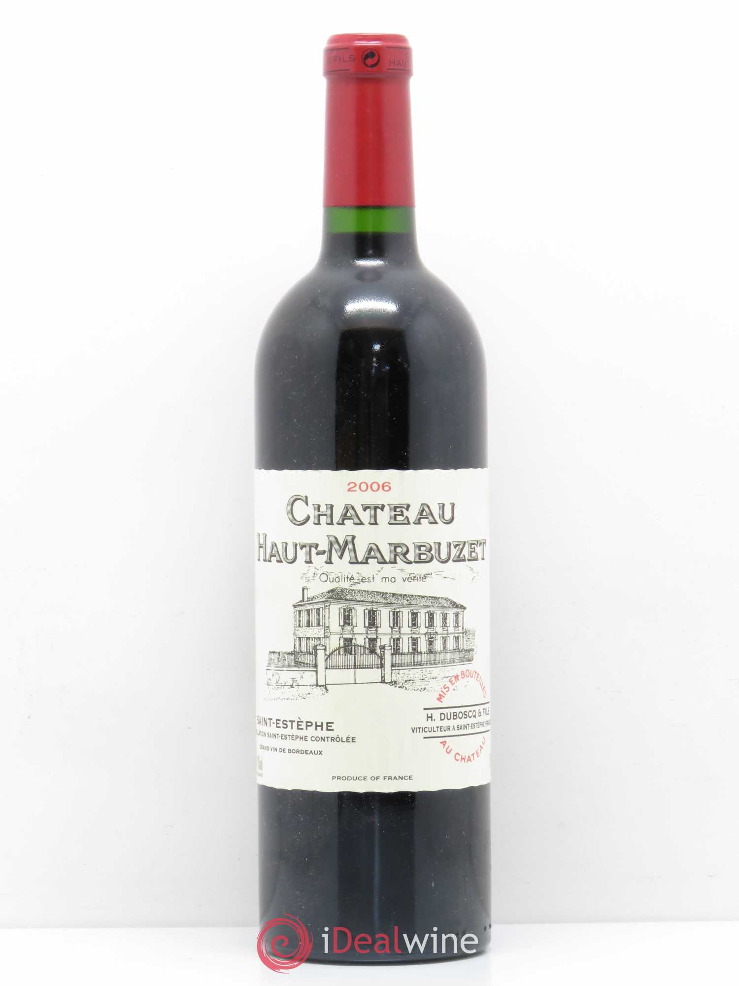 Château Haut Marbuzet 2006 - Lot de 1 bouteille - 0