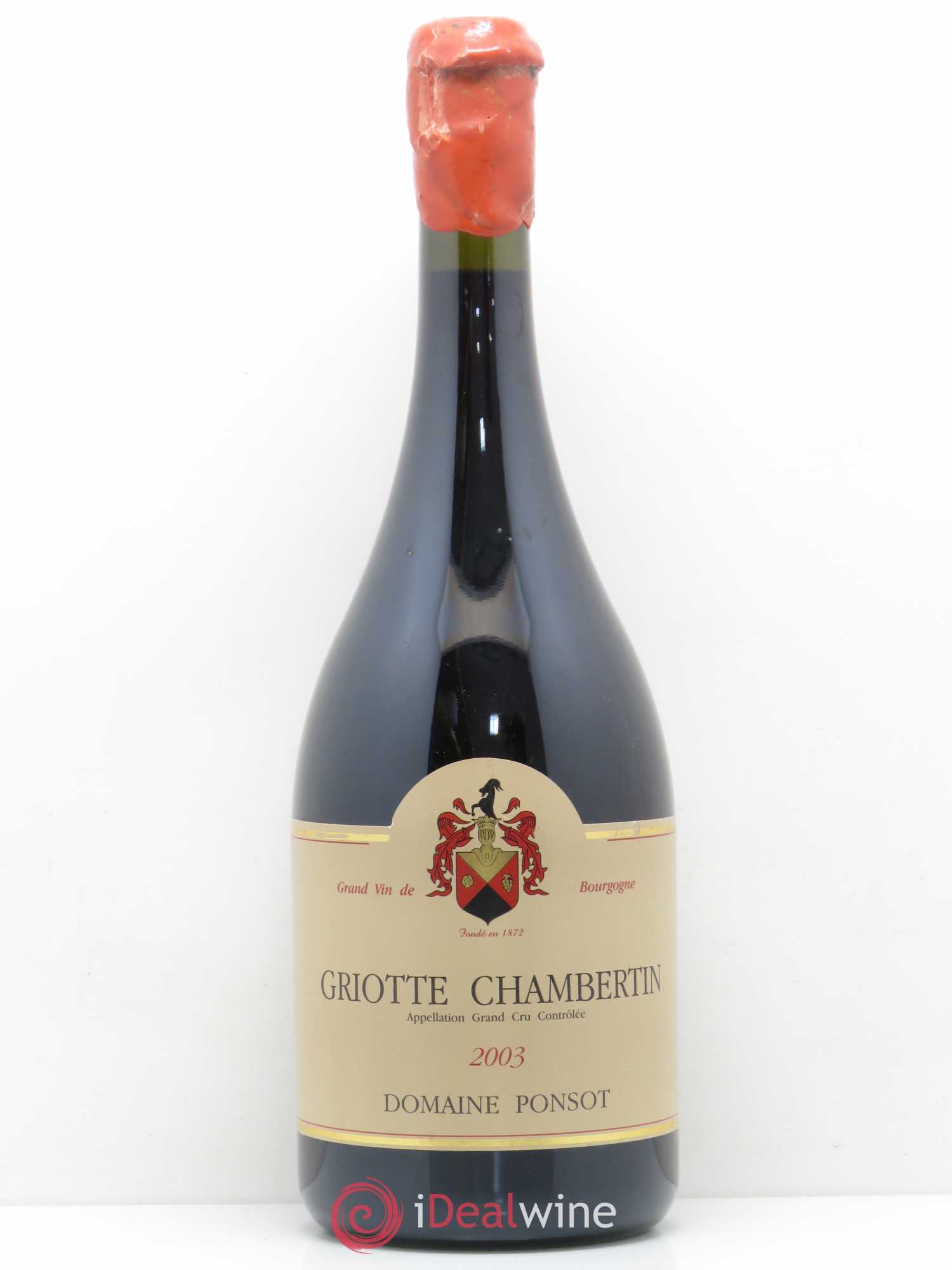 Griotte-Chambertin Grand Cru Ponsot (Domaine) 2003 - Lot de 1 magnum - 0