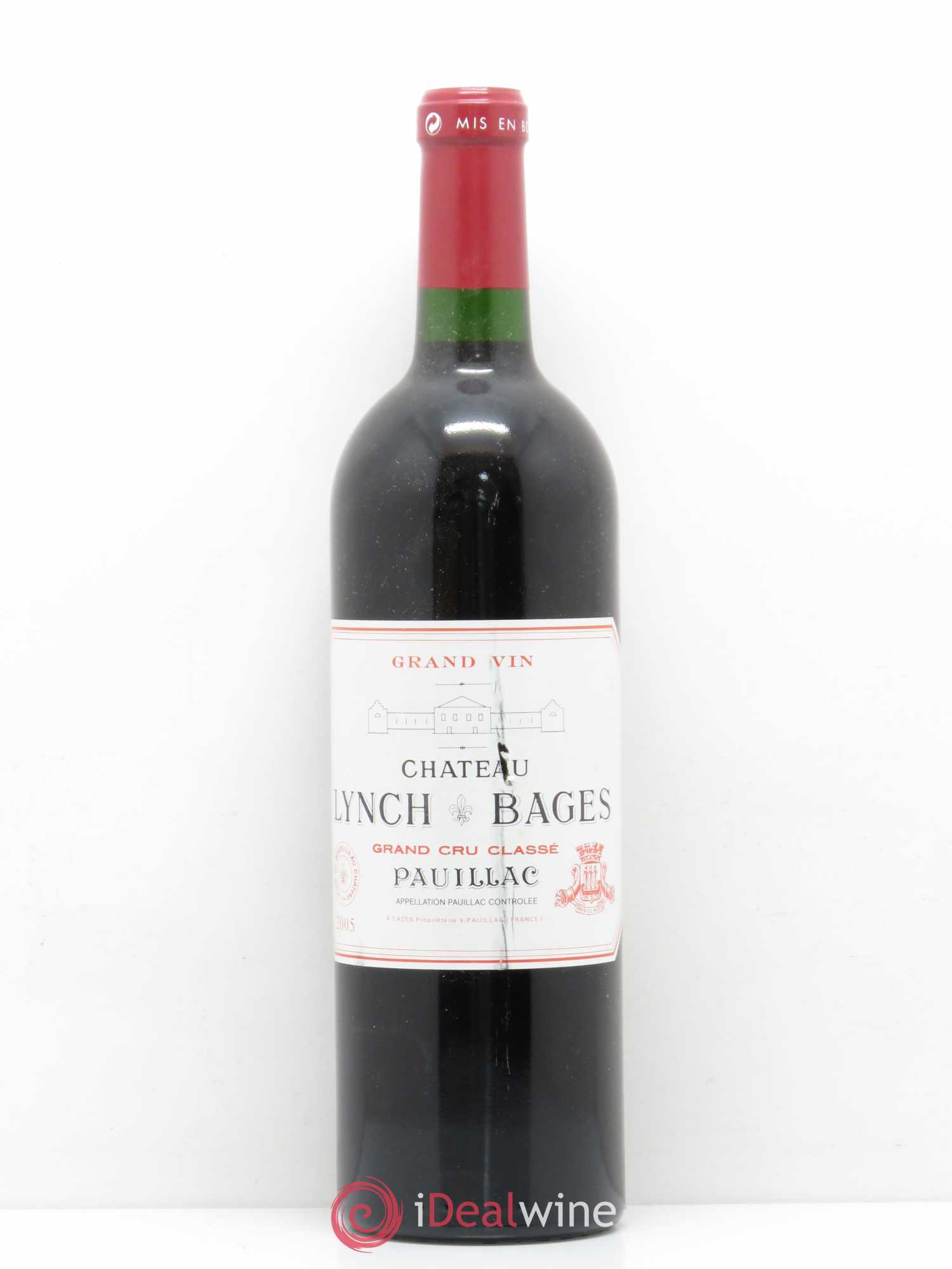 Château Lynch Bages 5ème Grand Cru Classé 2005 - Lot de 1 bouteille - 0