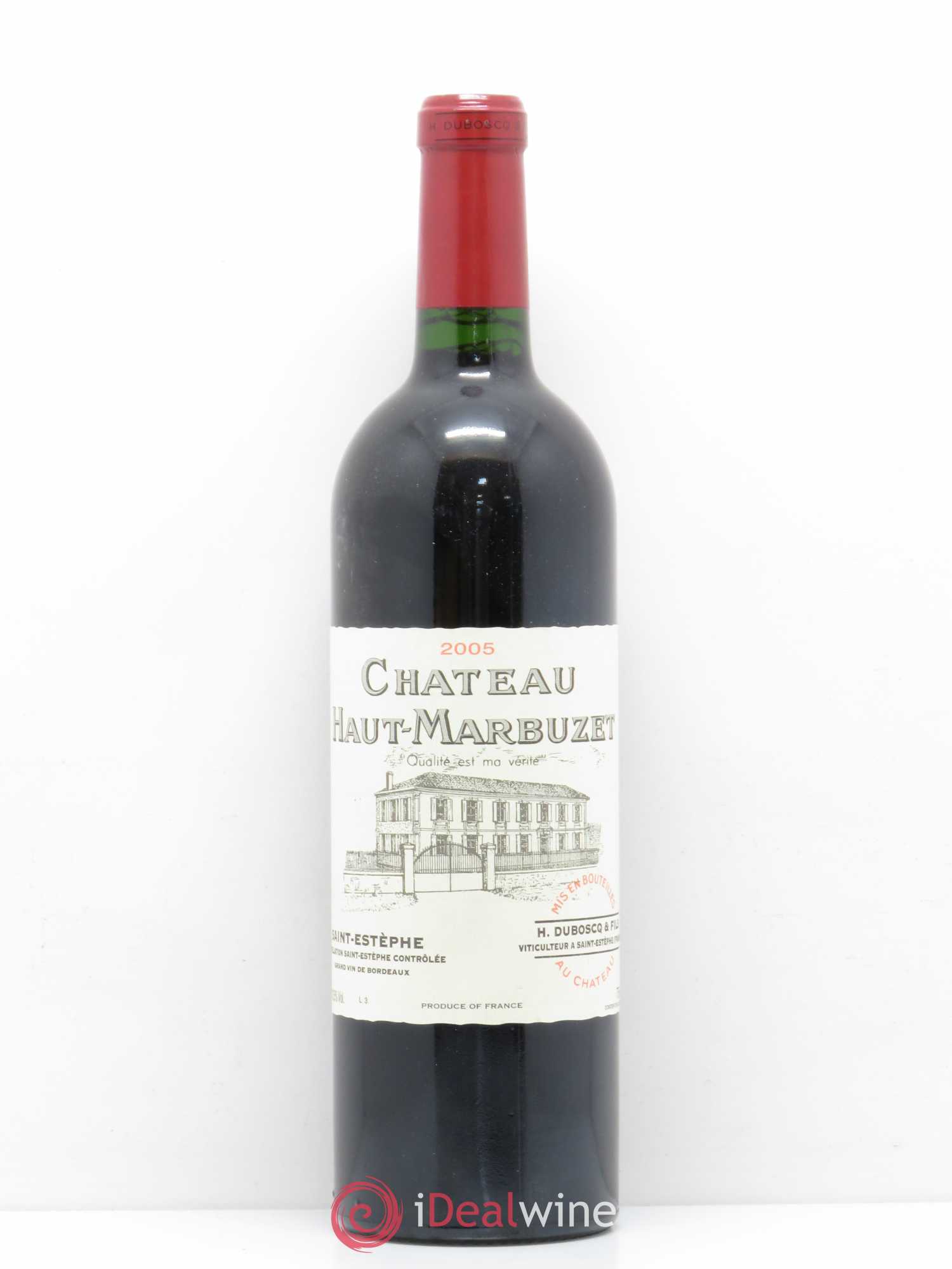 Château Haut Marbuzet 2005 - Lot de 1 bouteille - 0