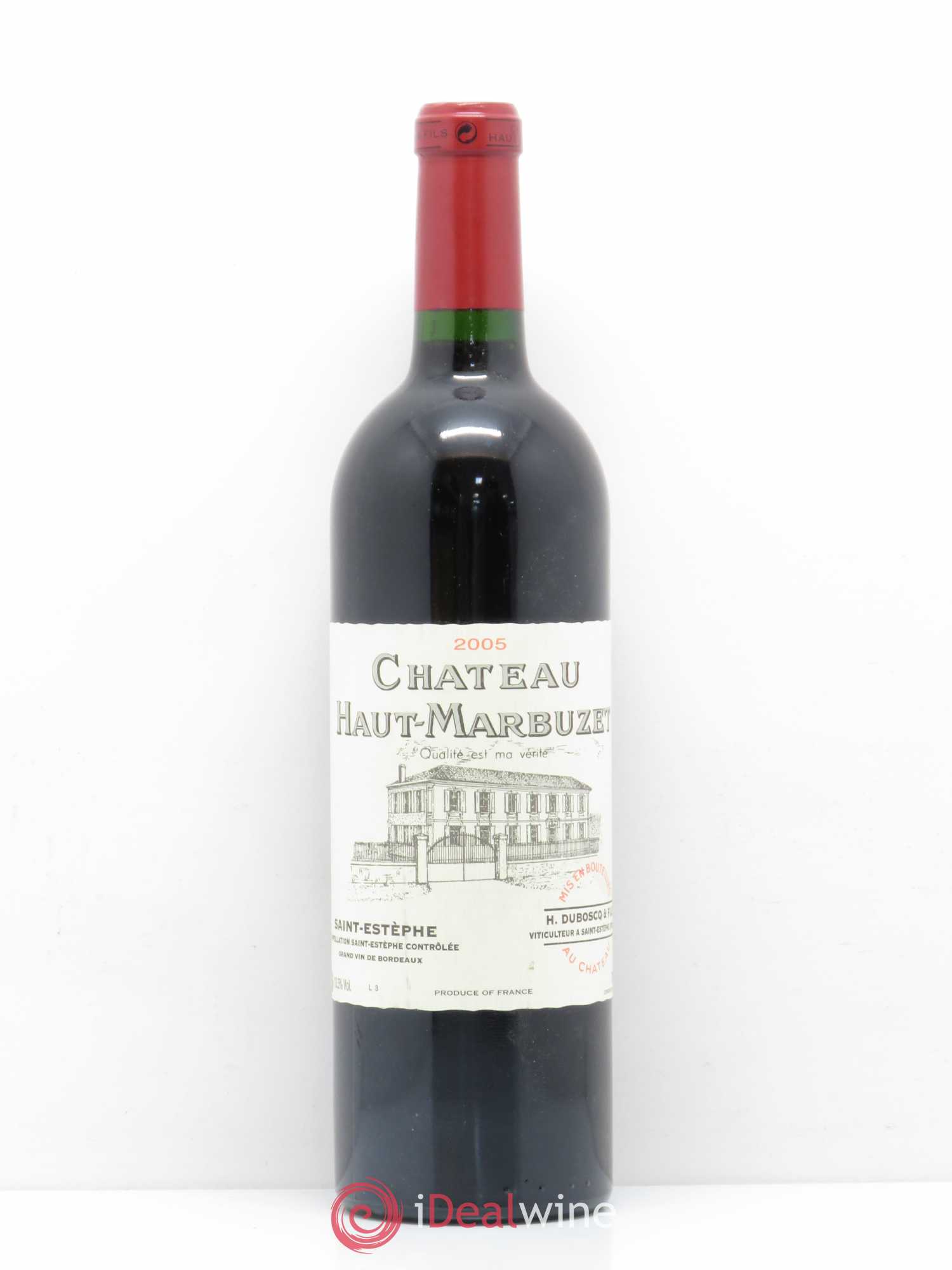 Château Haut Marbuzet 2005 - Lot de 1 bouteille - 0