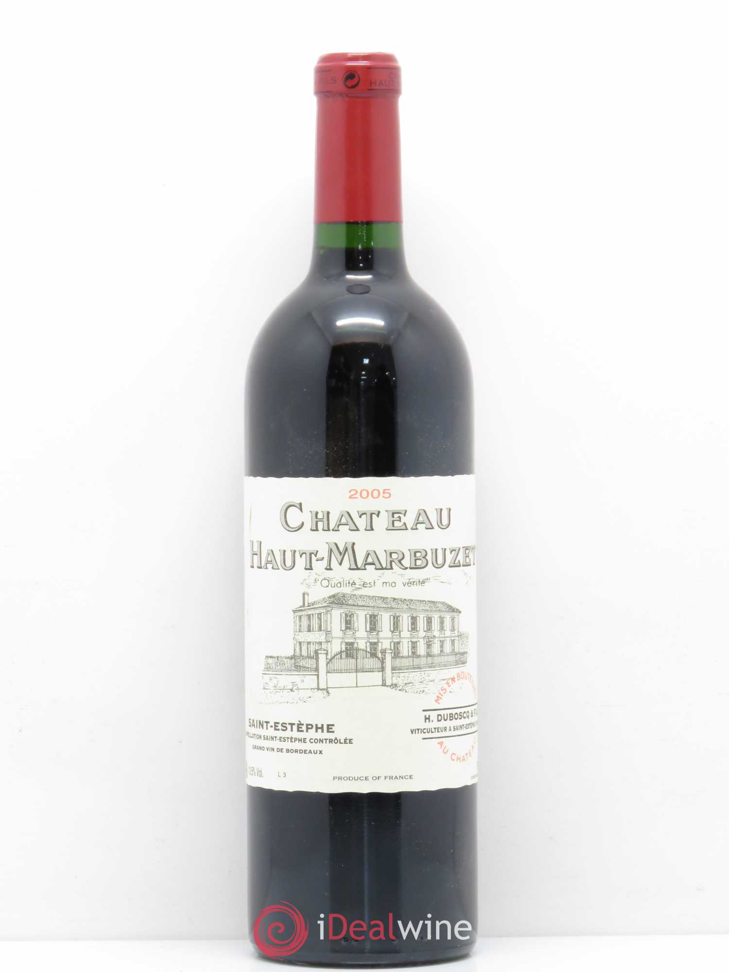 Château Haut Marbuzet 2005 - Lot de 1 bouteille - 0