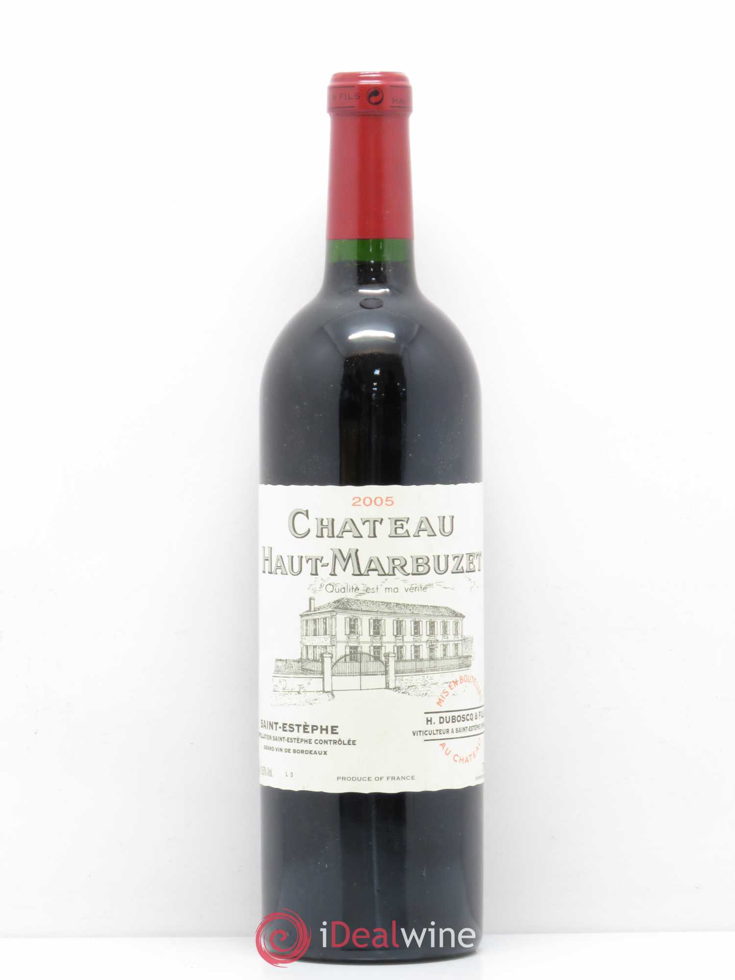Château Haut Marbuzet 2005 - Lot de 1 bouteille - 0