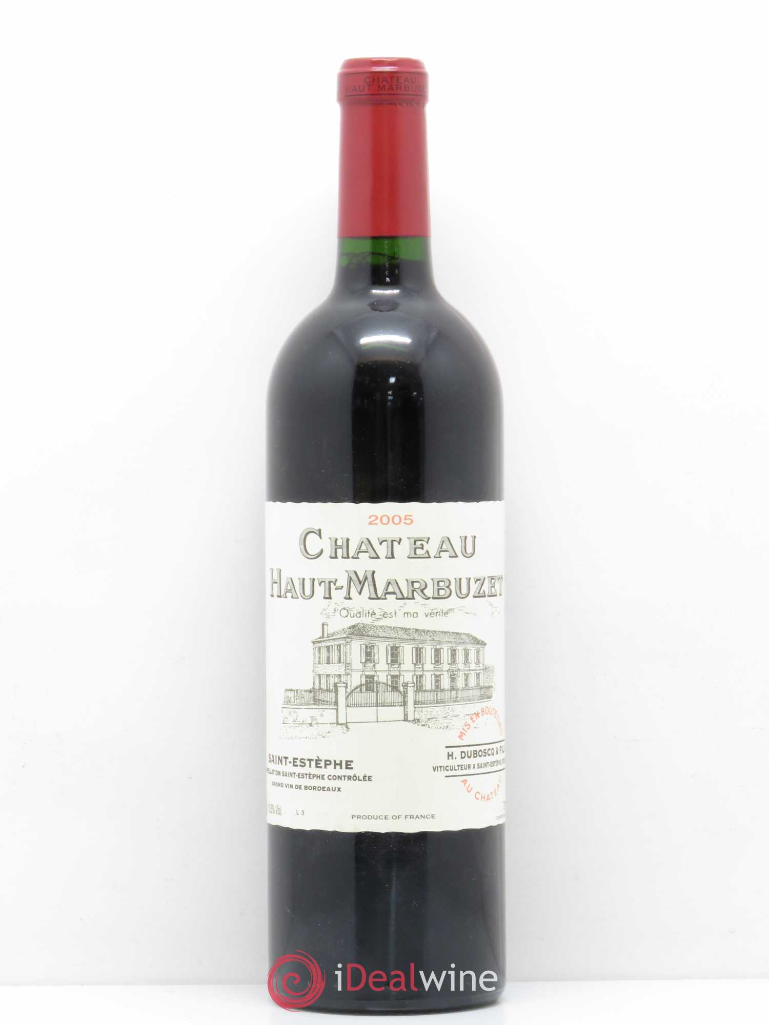 Château Haut Marbuzet 2005 - Lot de 1 bouteille - 0