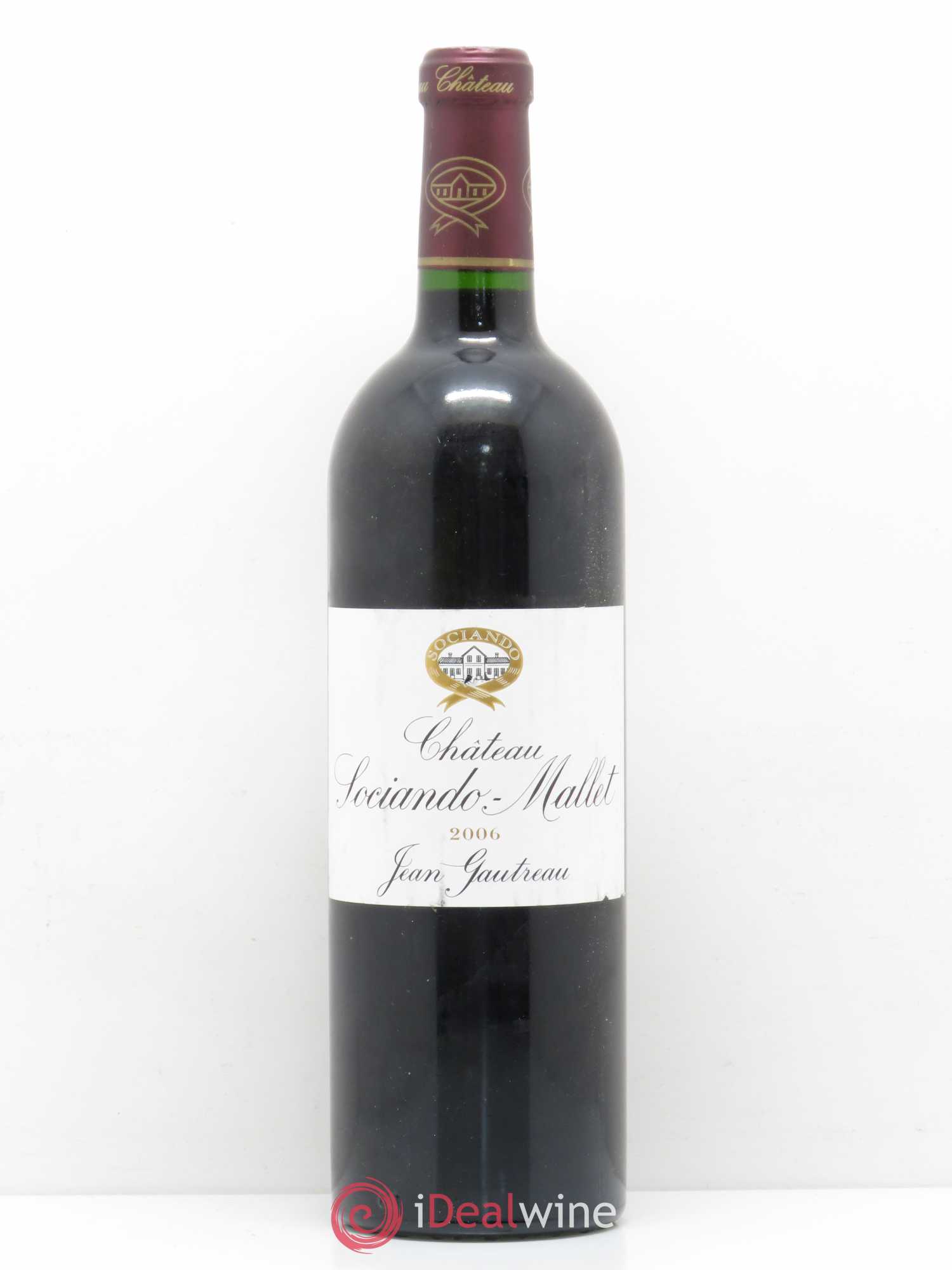 Château Sociando Mallet 2006 - Lot de 1 bouteille - 0