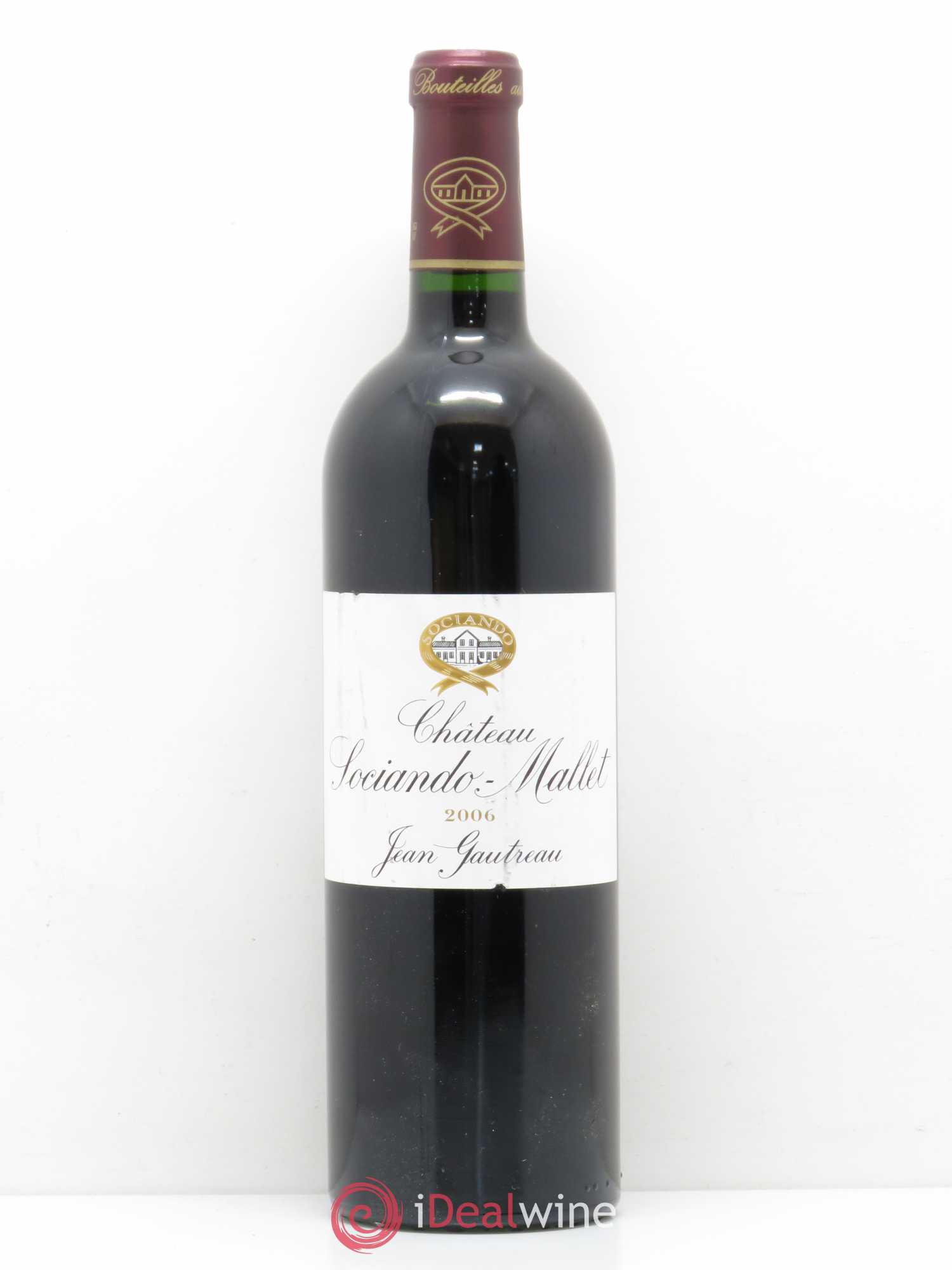 Château Sociando Mallet 2006 - Lot de 1 bouteille - 0