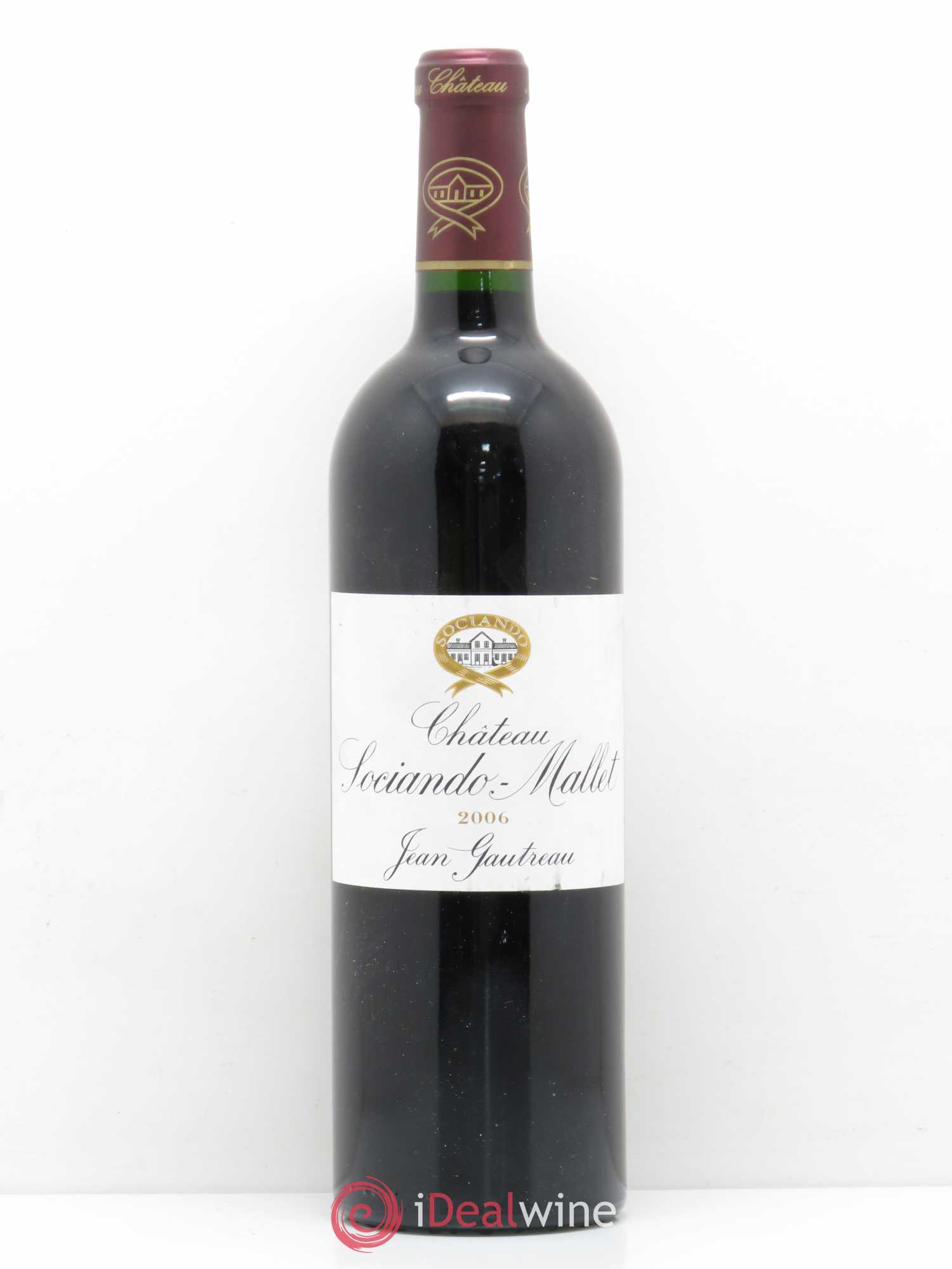 Château Sociando Mallet 2006 - Lot de 1 bouteille - 0