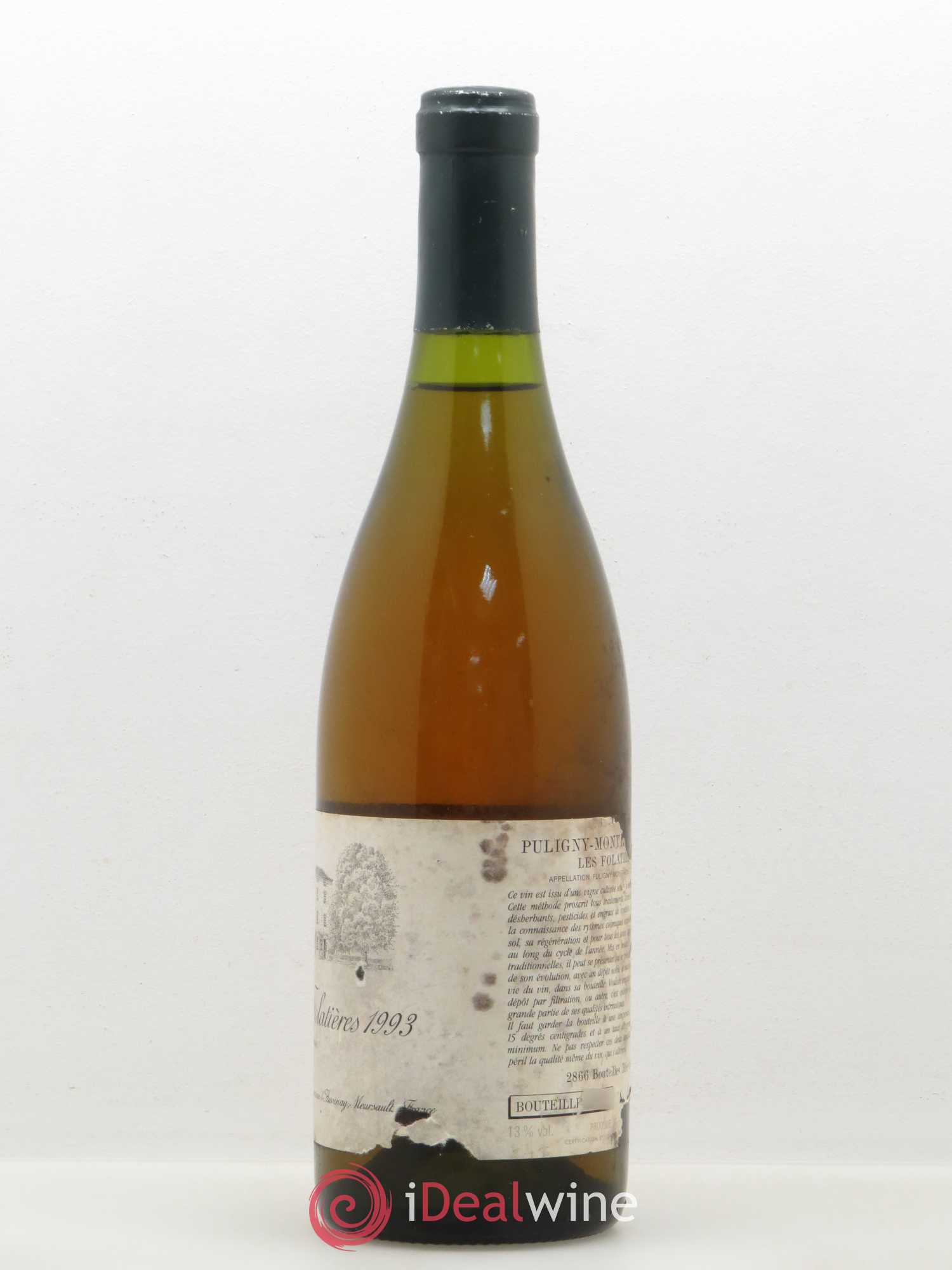 Puligny-Montrachet 1er Cru Les Folatières d'Auvenay (Domaine) 1993 - Lot de 1 bouteille - 1
