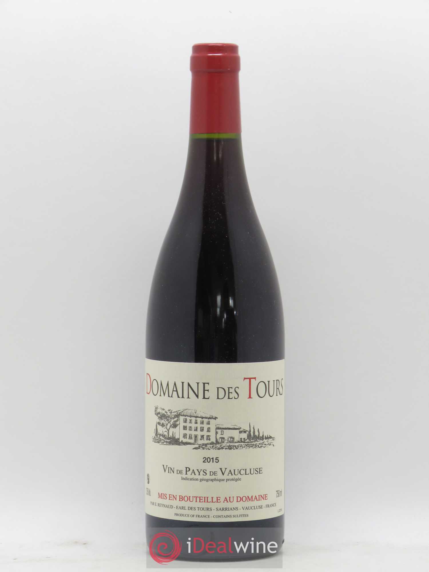 Vaucluse (Vin de Pays de Vaucluse) Domaine des Tours Emmanuel Reynaud 2015 - Lot de 1 bouteille - 0