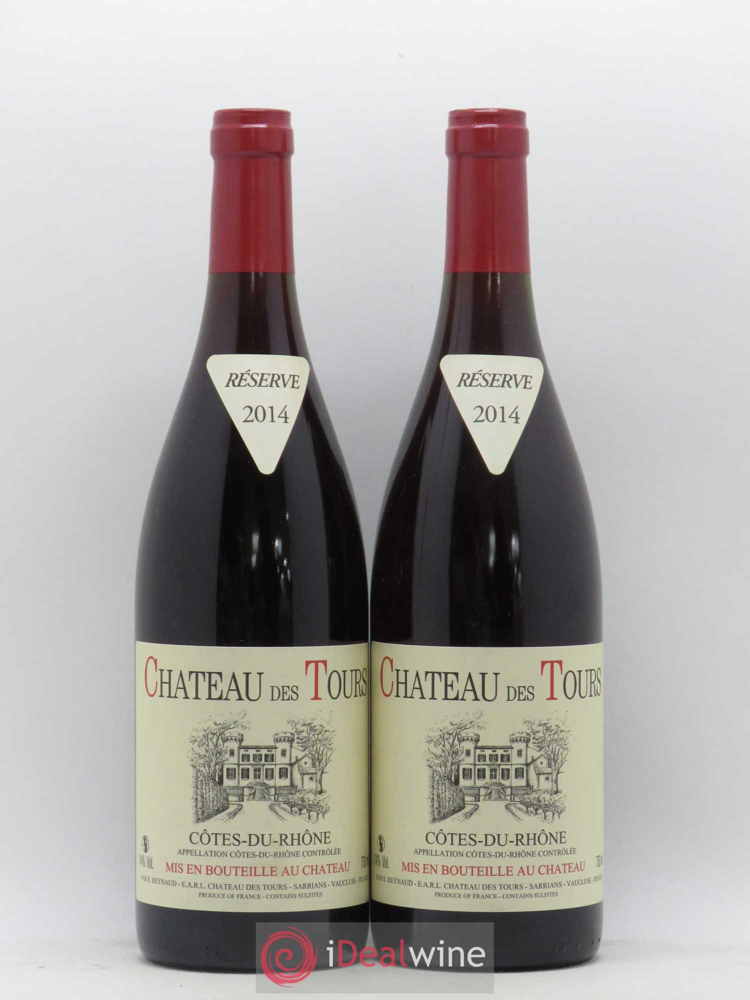 Côtes-du-Rhône Château des Tours Emmanuel Reynaud 2014 - Lot de 2 bouteilles - 0