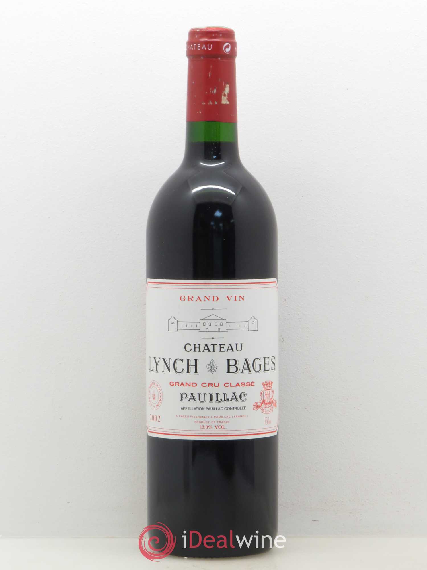 Château Lynch Bages 5ème Grand Cru Classé 2002 - Lot de 1 bouteille - 0