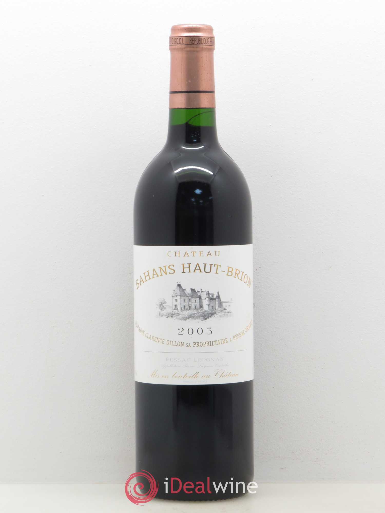 Clarence (Bahans) de Haut-Brion Second Vin 2003 - Lot de 1 bouteille - 0