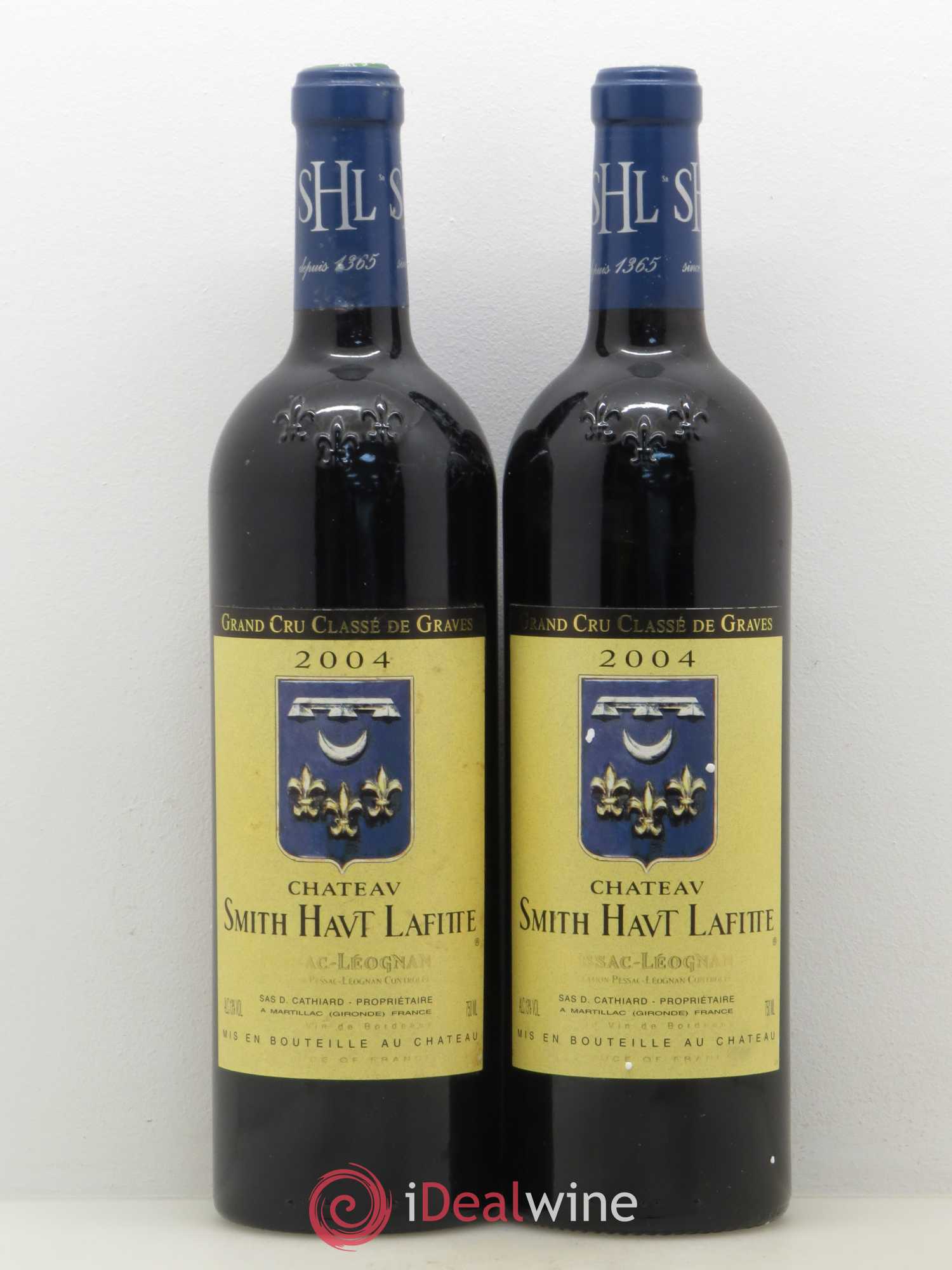 Château Smith Haut Lafitte Cru Classé de Graves 2004 - Lot de 2 bouteilles - 0