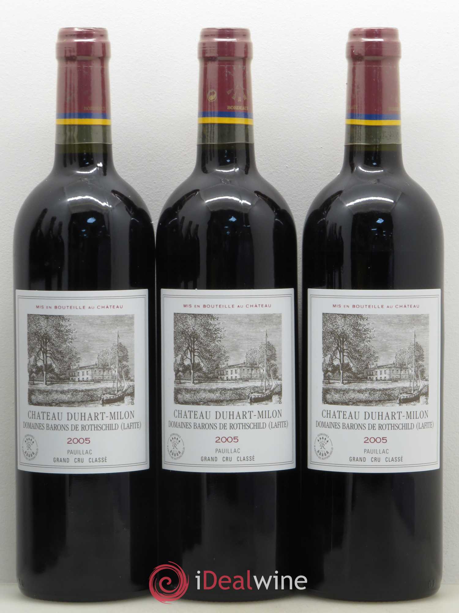 Château Duhart-Milon 4ème Grand Cru Classé 2005 - Lot de 6 bouteilles - 1
