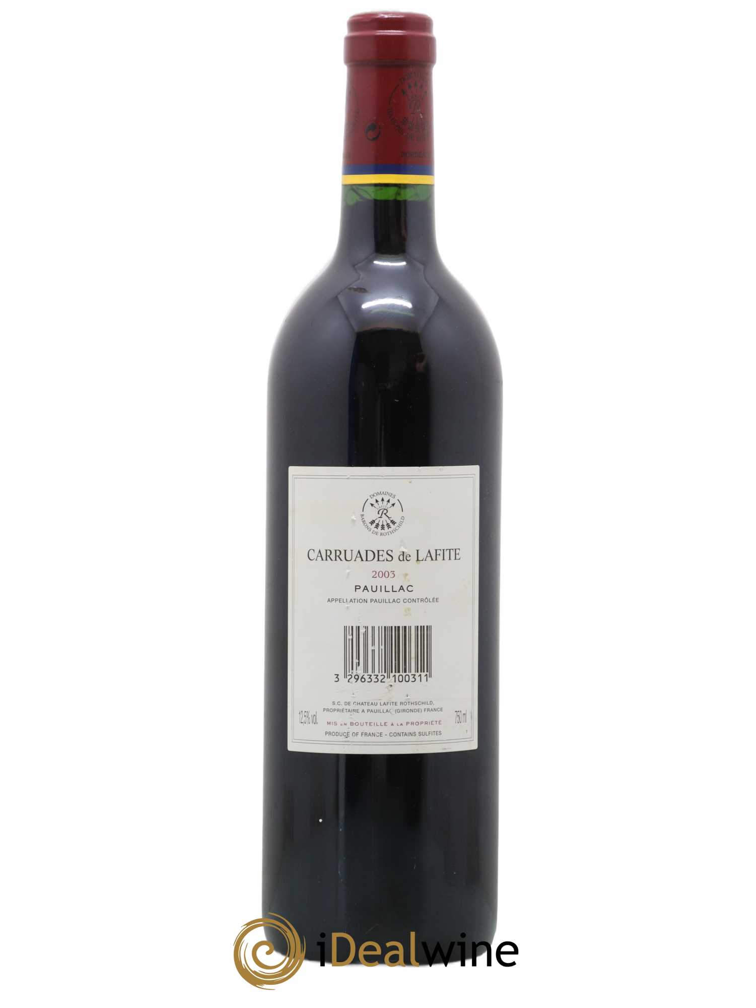 Carruades de Lafite Rothschild Second Vin 2003 - Lot de 1 bouteille - 1