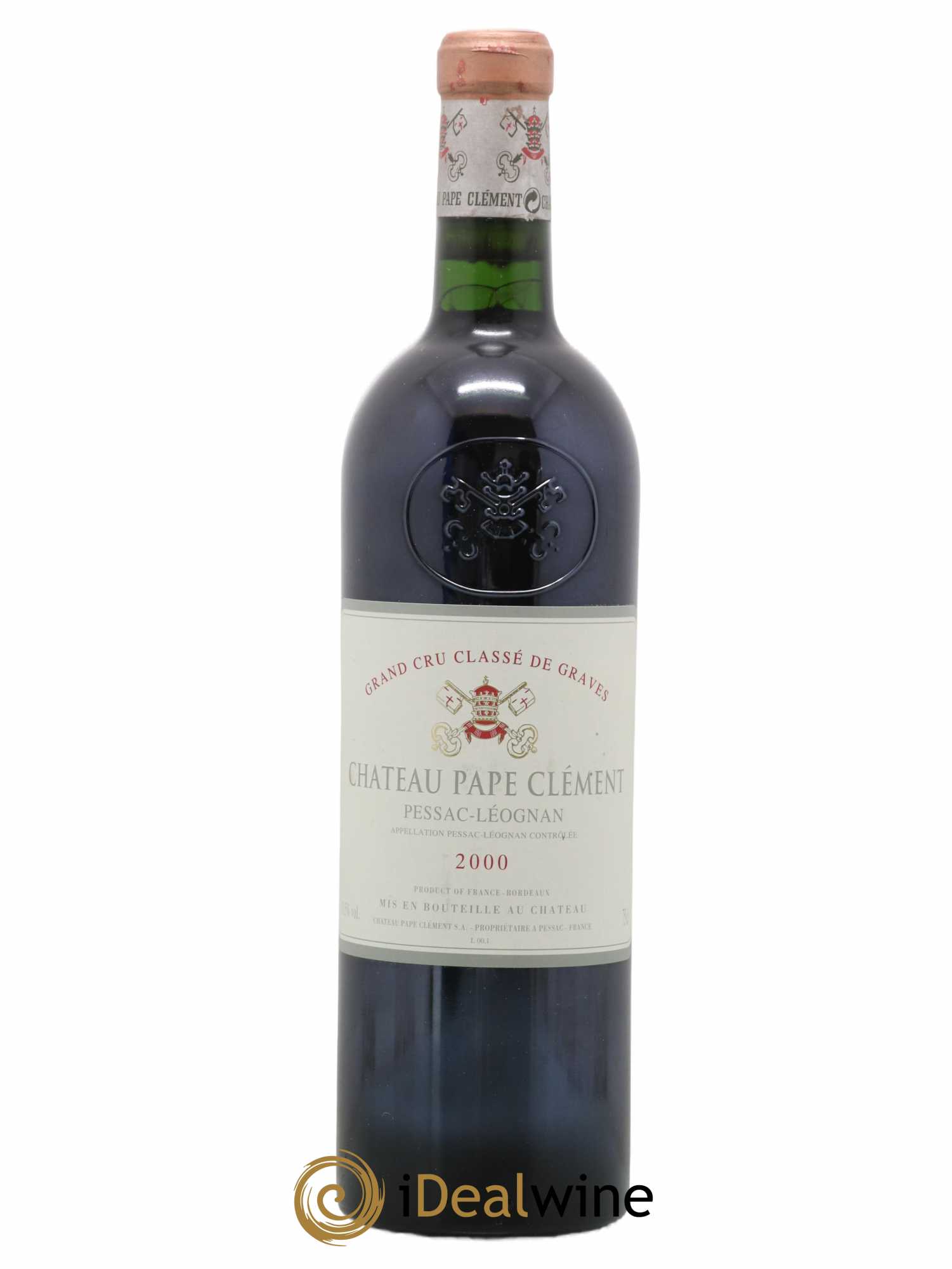 Château Pape Clément Cru Classé de Graves 2000 - Lot de 1 bouteille - 0