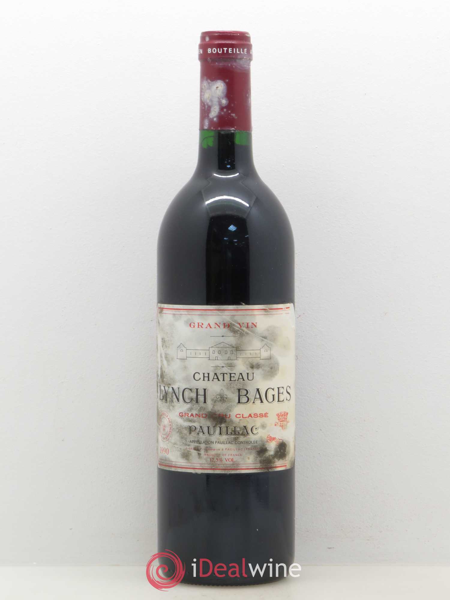Château Lynch Bages 5ème Grand Cru Classé 1990 - Lot de 1 bouteille - 0
