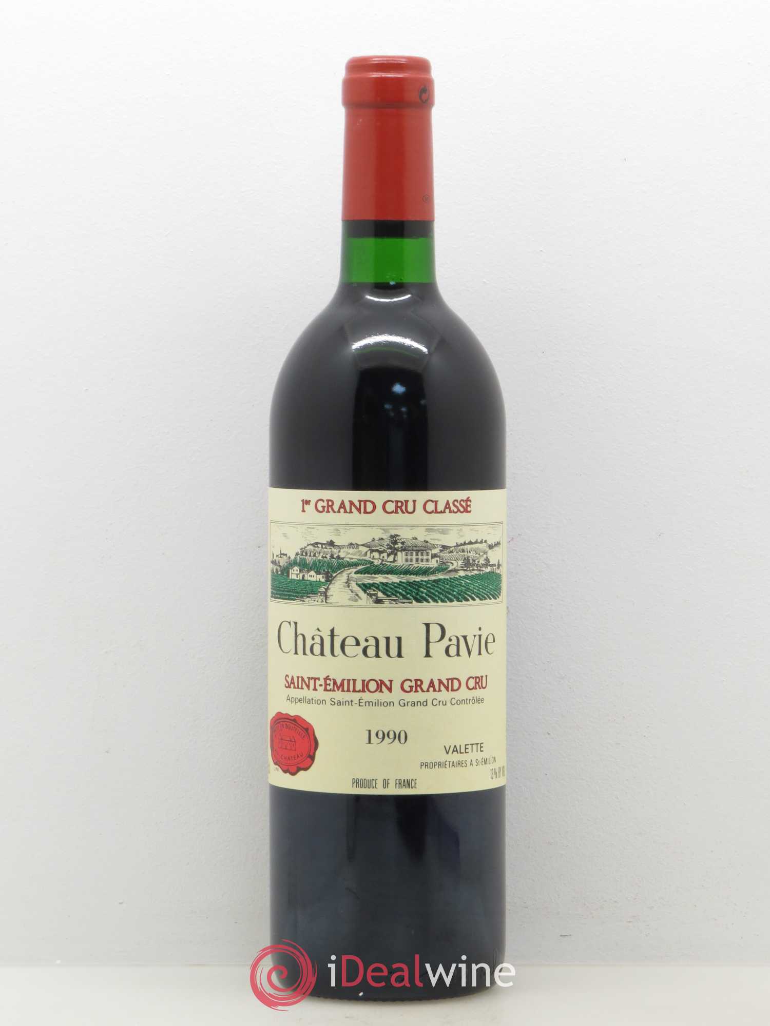 Château Pavie 1er Grand Cru Classé A 1990 - Lot de 1 bouteille - 0