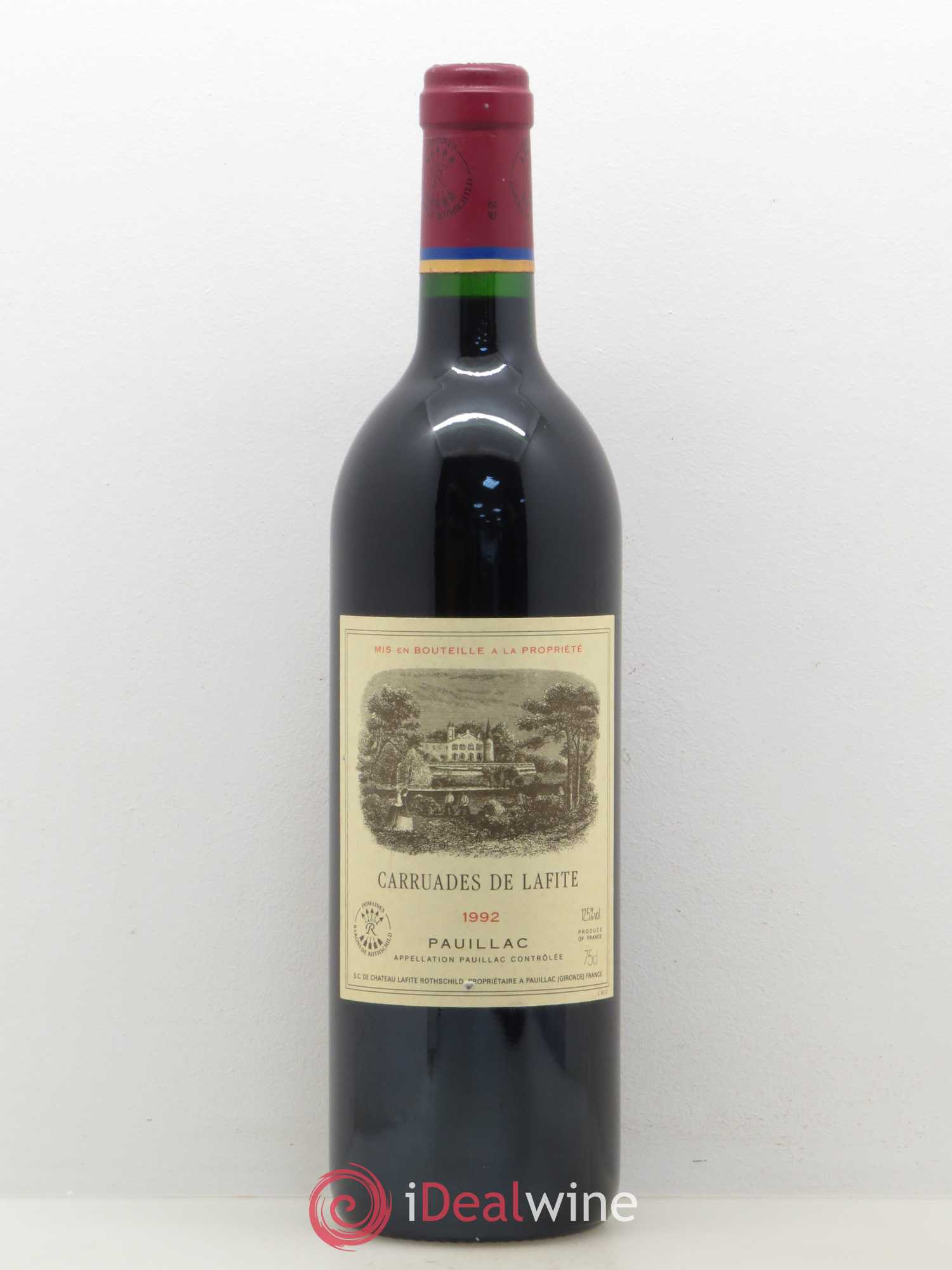 Carruades de Lafite Rothschild Second Vin 1992 - Lot de 1 bouteille - 0