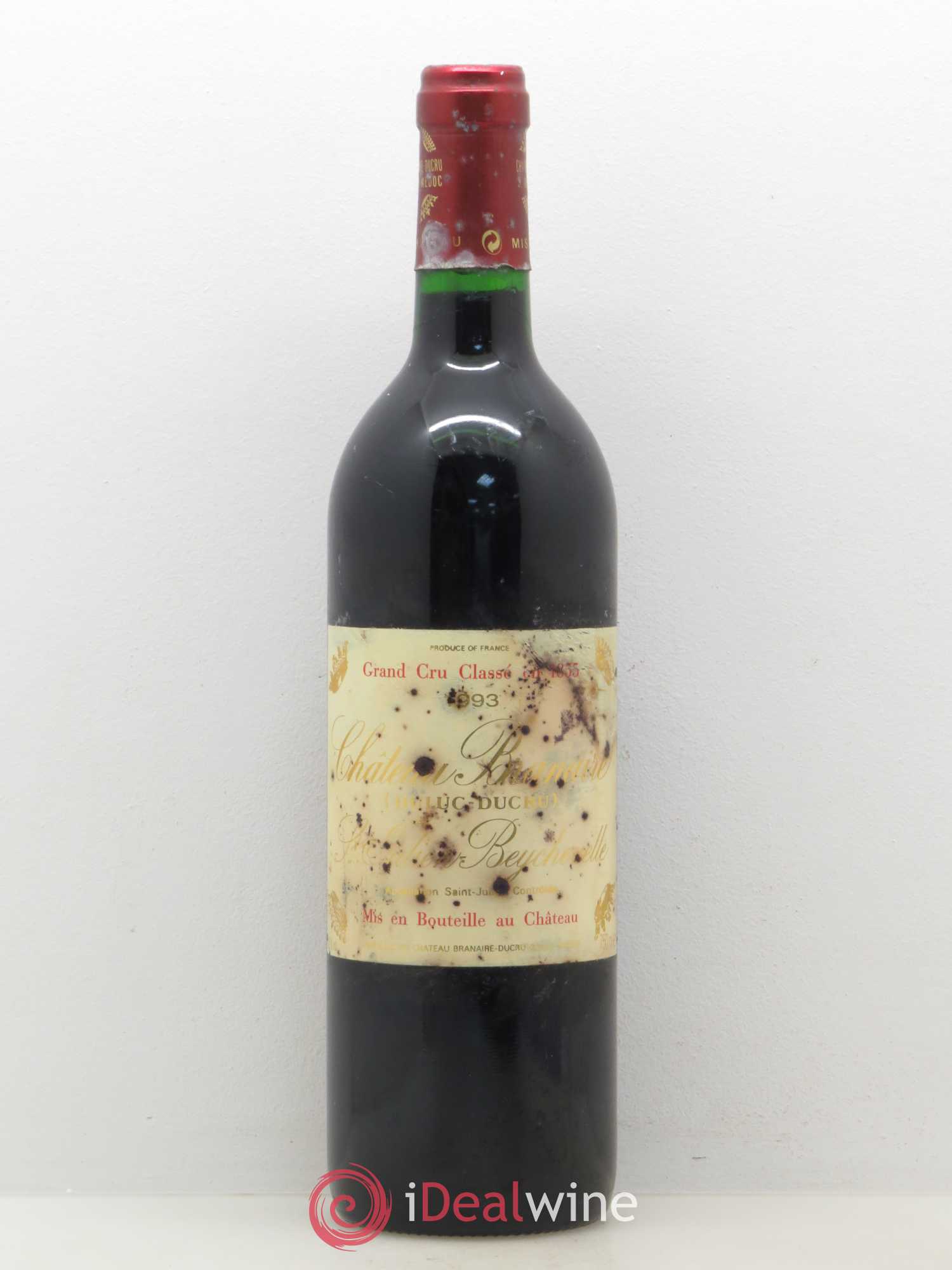Château Branaire Ducru 4ème Grand Cru Classé 1993 - Lot de 1 bouteille - 0