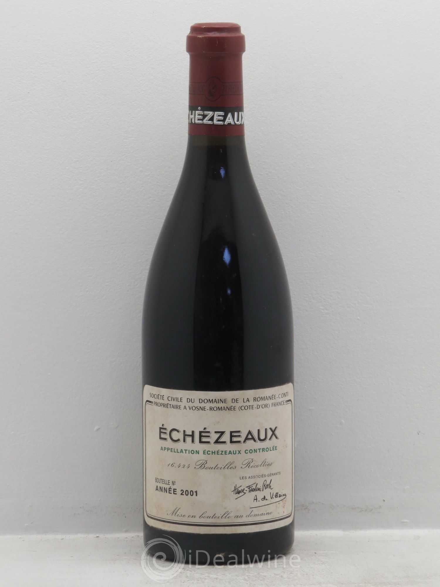 Echezeaux Grand Cru Domaine de la Romanée-Conti 2001 - Lot de 1 bouteille - 0