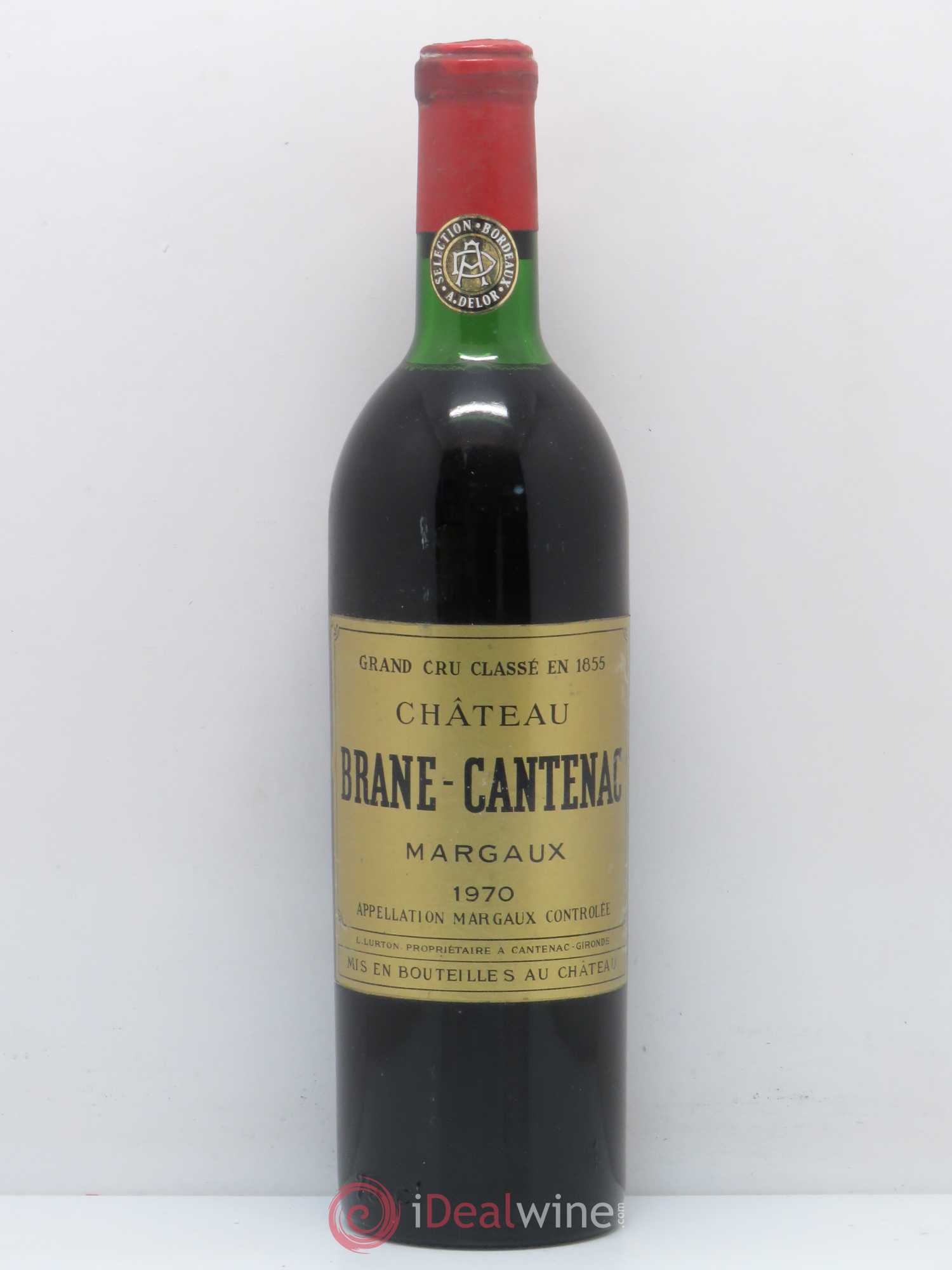 Château Brane Cantenac 2ème Grand Cru Classé 1970 - Lot de 1 bouteille - 0